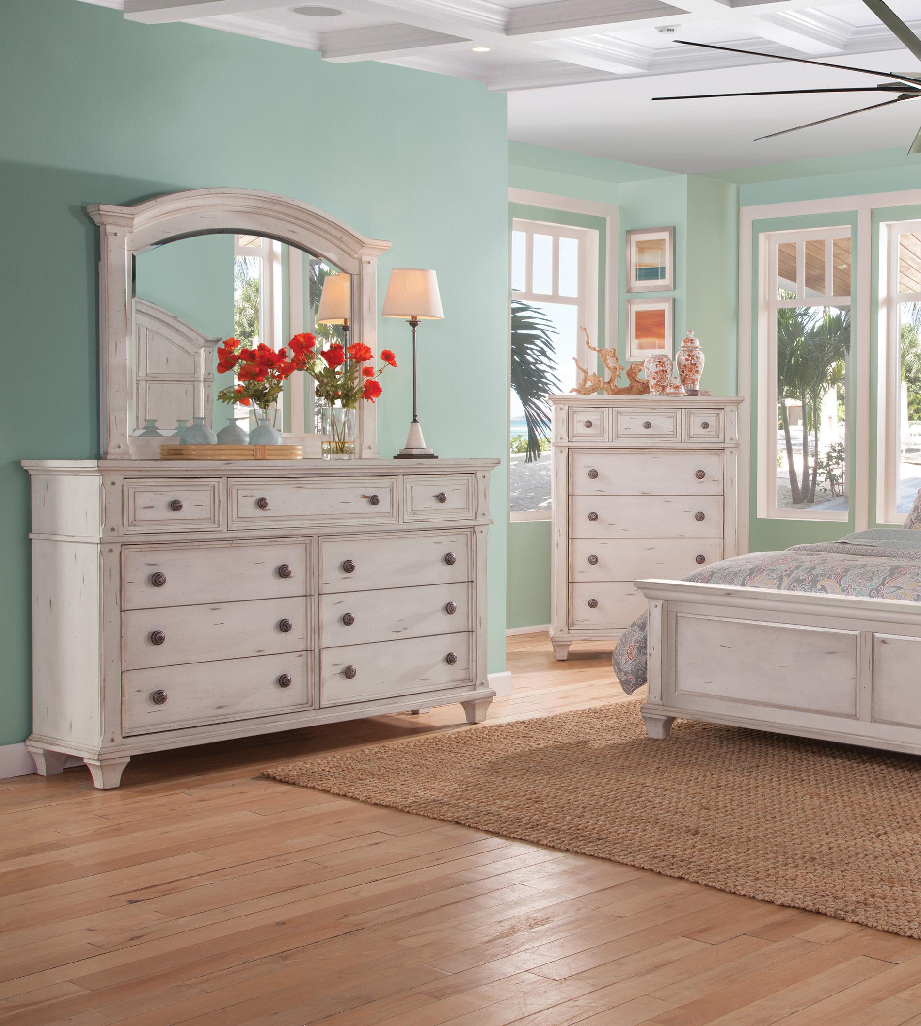 

    
American Woodcrafters SEDONA 2410-DLM Dresser With Mirror Cobblestone/White 2410-DLM
