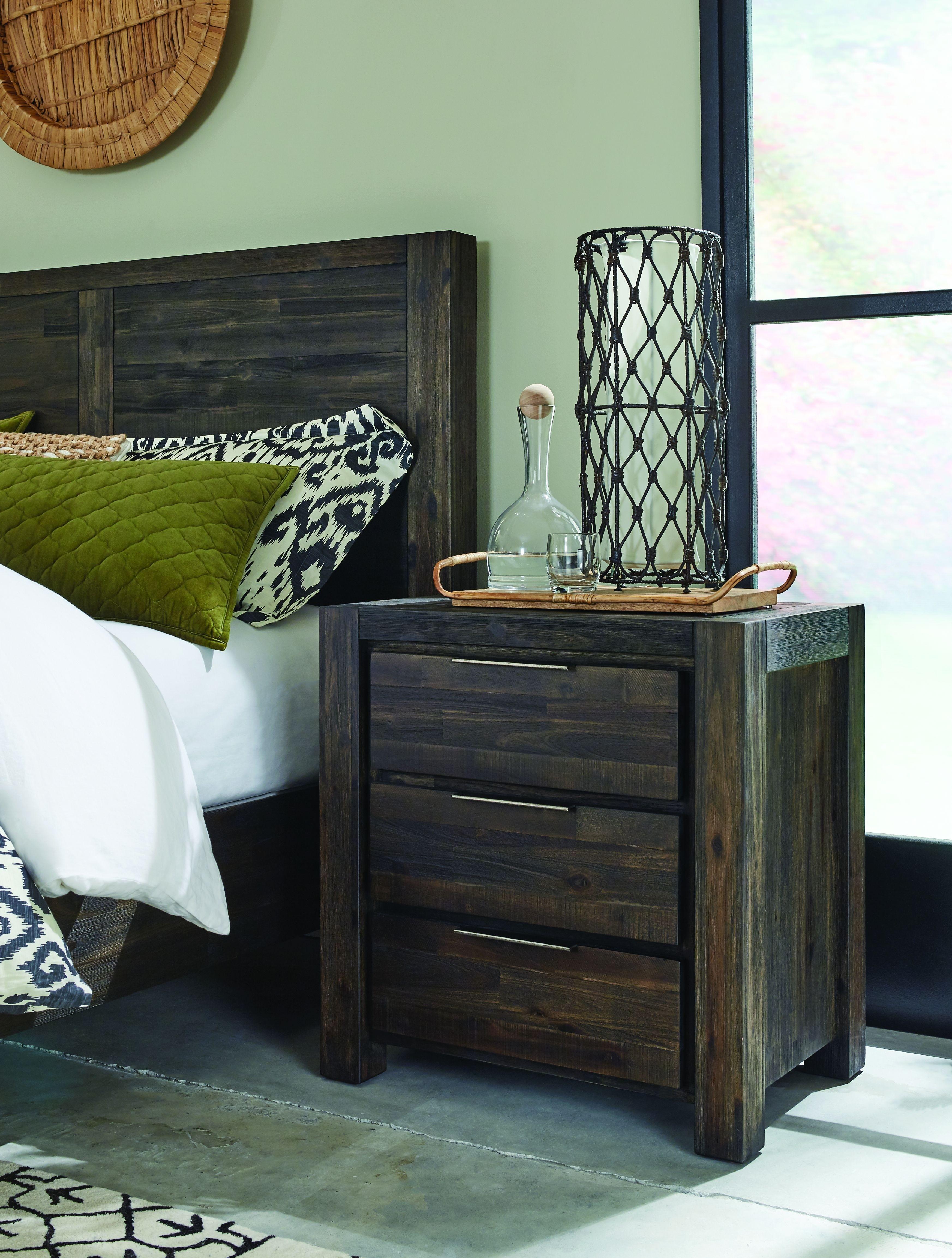 

                    
Buy Coffee Bean Finish Casual Style King Platform Bedroom Set 5Pcs SAVANNA by Modus Furniture

