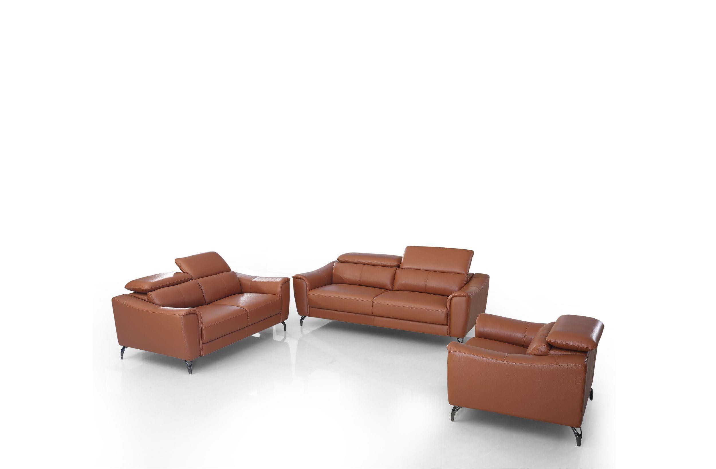 

    
VGBNS-1803-BRN-CH-Set-2 Cognac Brown Top Grain Leather Chair Set 2P Divani Casa Danis VIG Contemporary
