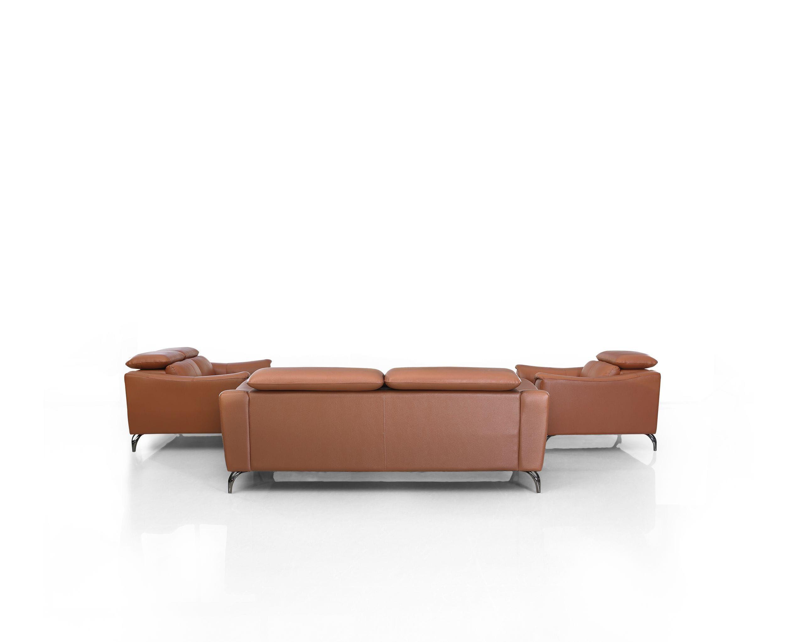 

    
VGBNS-1803-BRN-S Cognac Brown Top Grain Leather Sofa Divani Casa Danis VIG Contemporary Modern
