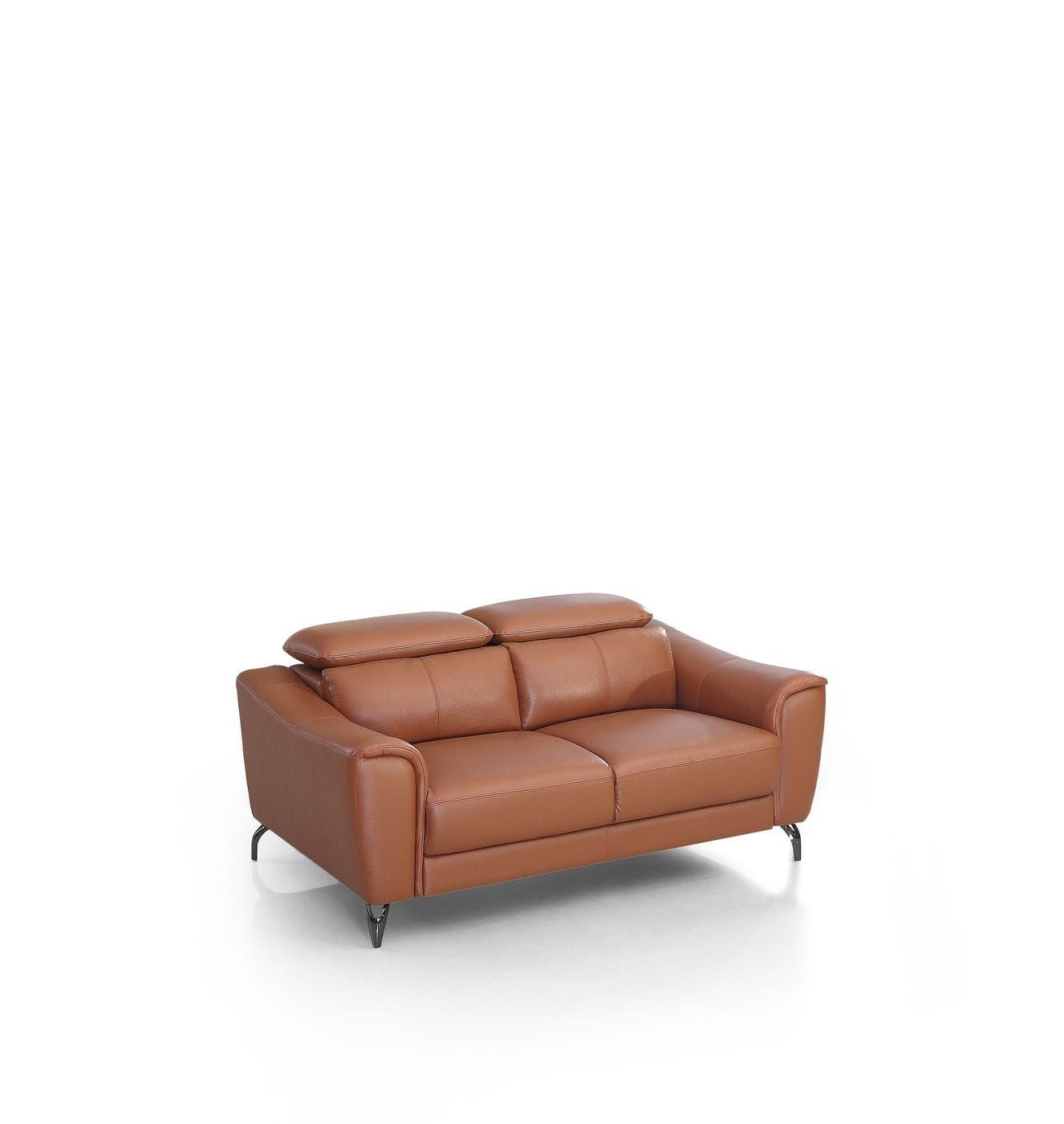 

    
VGBNS-1803-BRN Cognac Brown Top Grain Leather Sofa Set 3Pcs Divani Casa Danis VIG Contemporary
