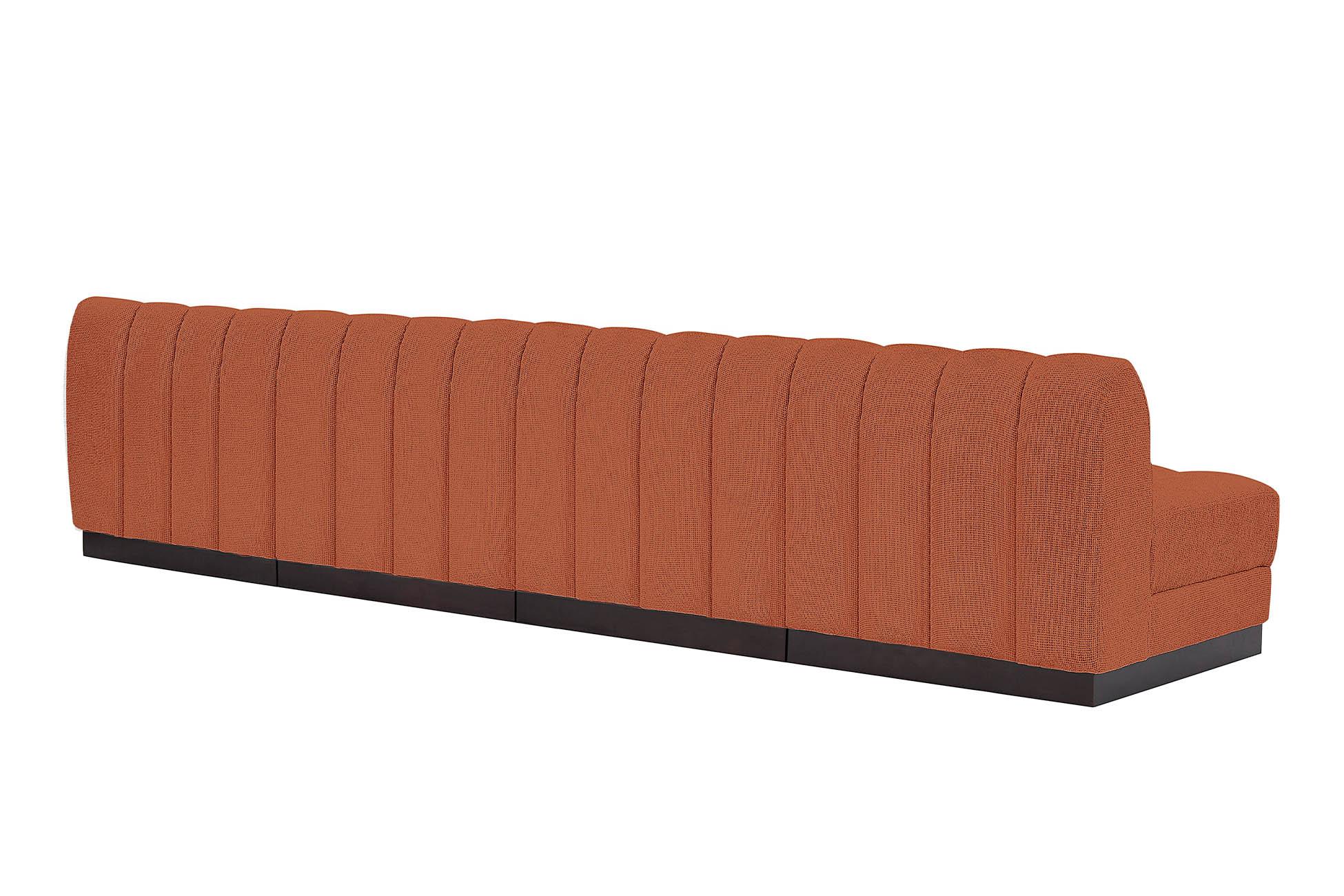 

    
124Cognac-S128 Meridian Furniture Modular Sofa
