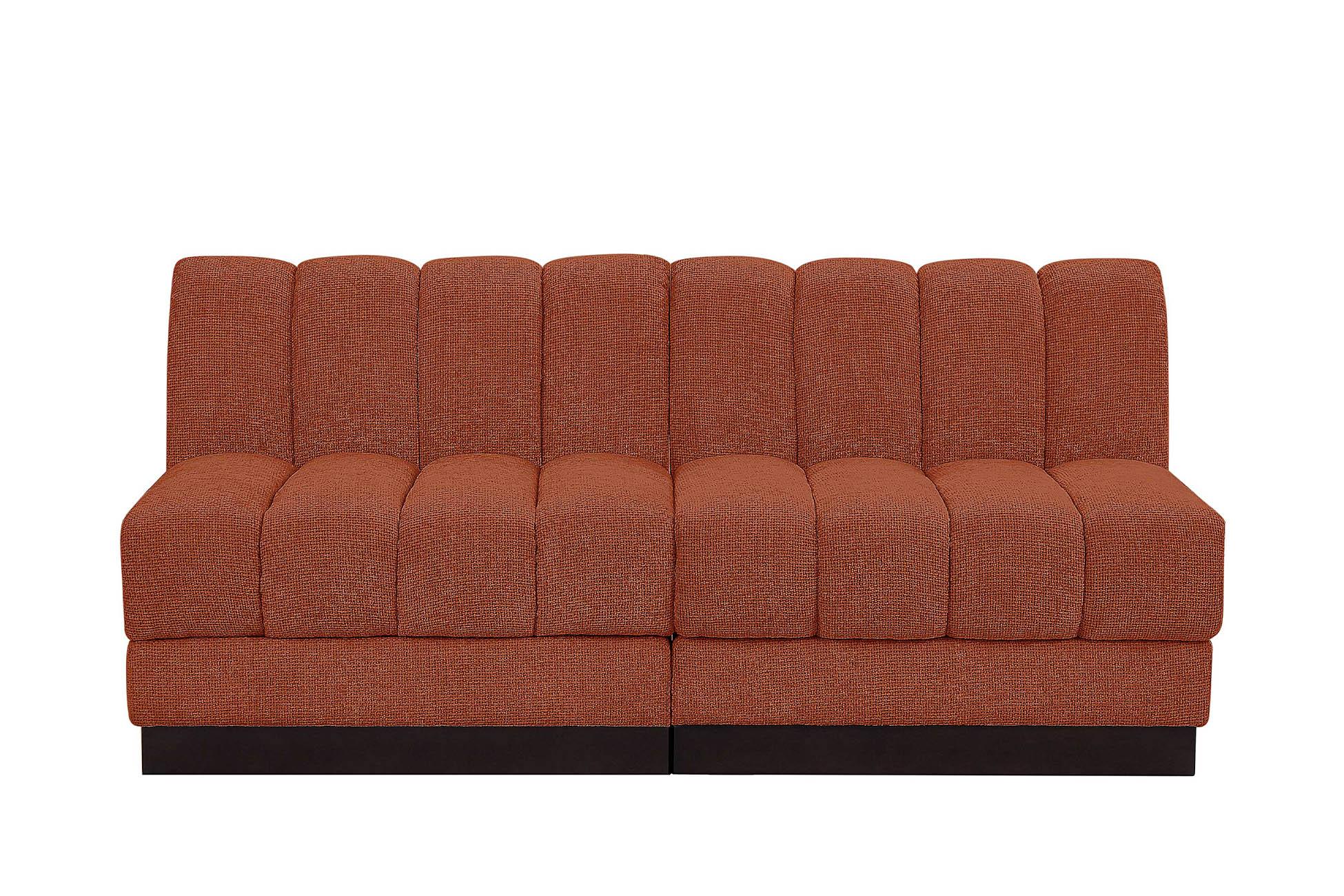 

        
Meridian Furniture QUINN 124Cognac-S64 Modular Sofa Cognac Chenille 094308312170
