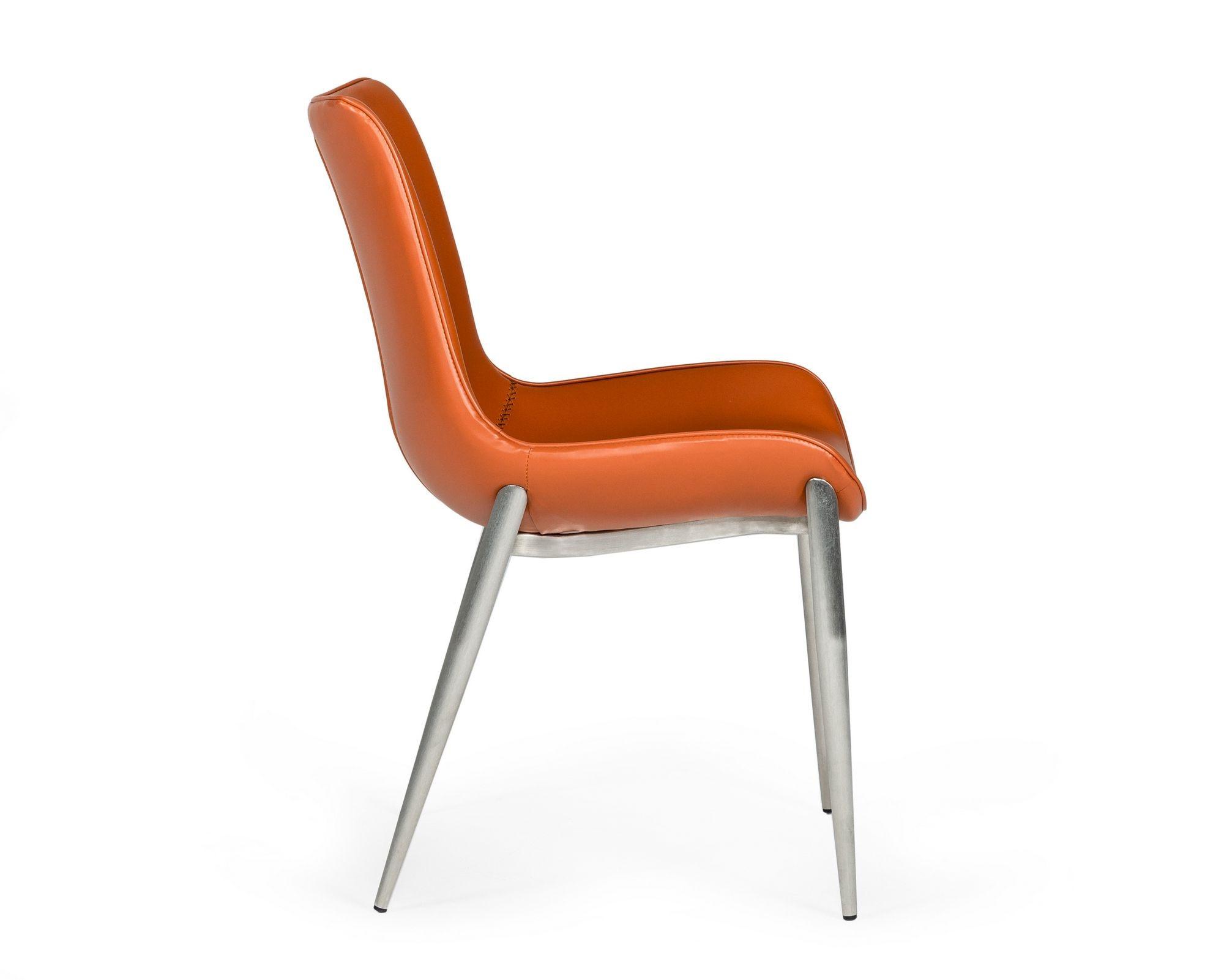 

                    
VIG Furniture Holt Dining Chair Set Orange Eco-Leather Purchase 
