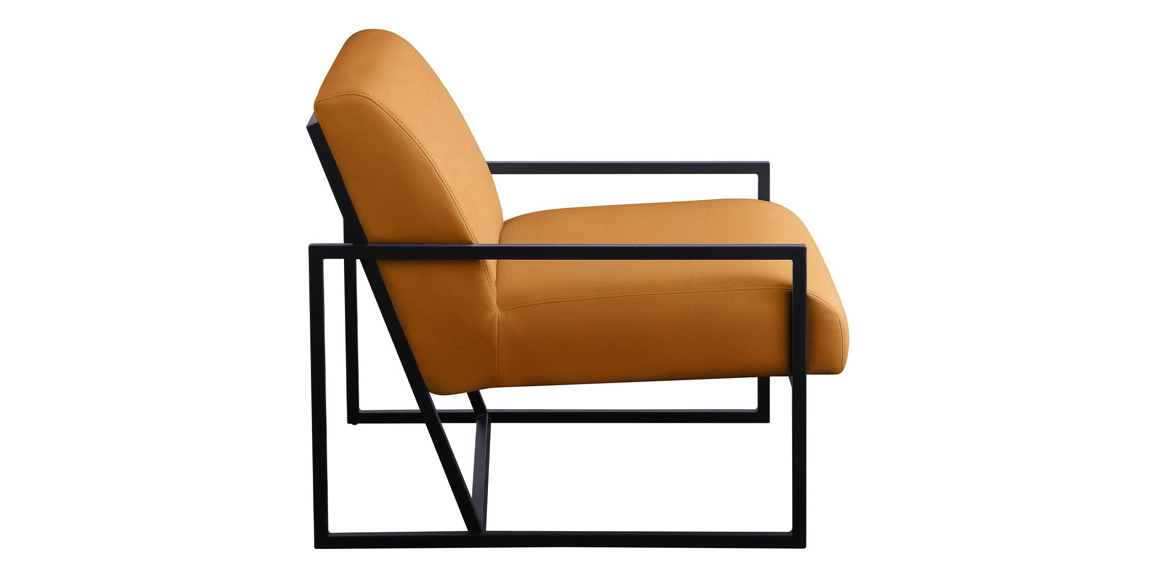 

        
Meridian Furniture INDUSTRY 535Cognac Accent Chair Cognac/Black Faux Leather 094308252513
