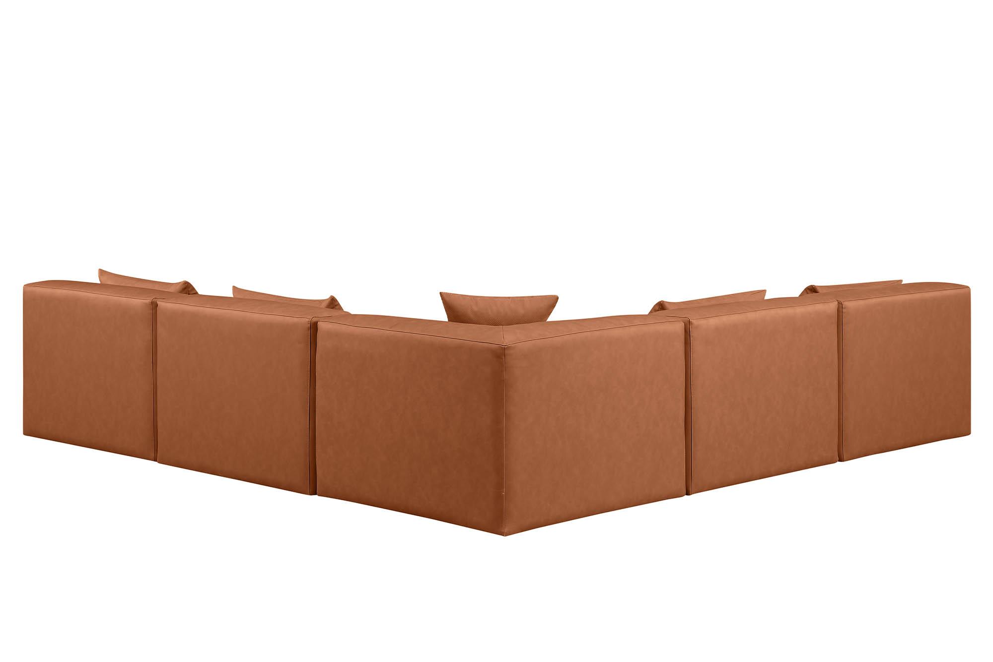 

        
Meridian Furniture CUBE 668Cognac-Sec5B Modular Sectional Sofa Cognac Faux Leather 094308317472
