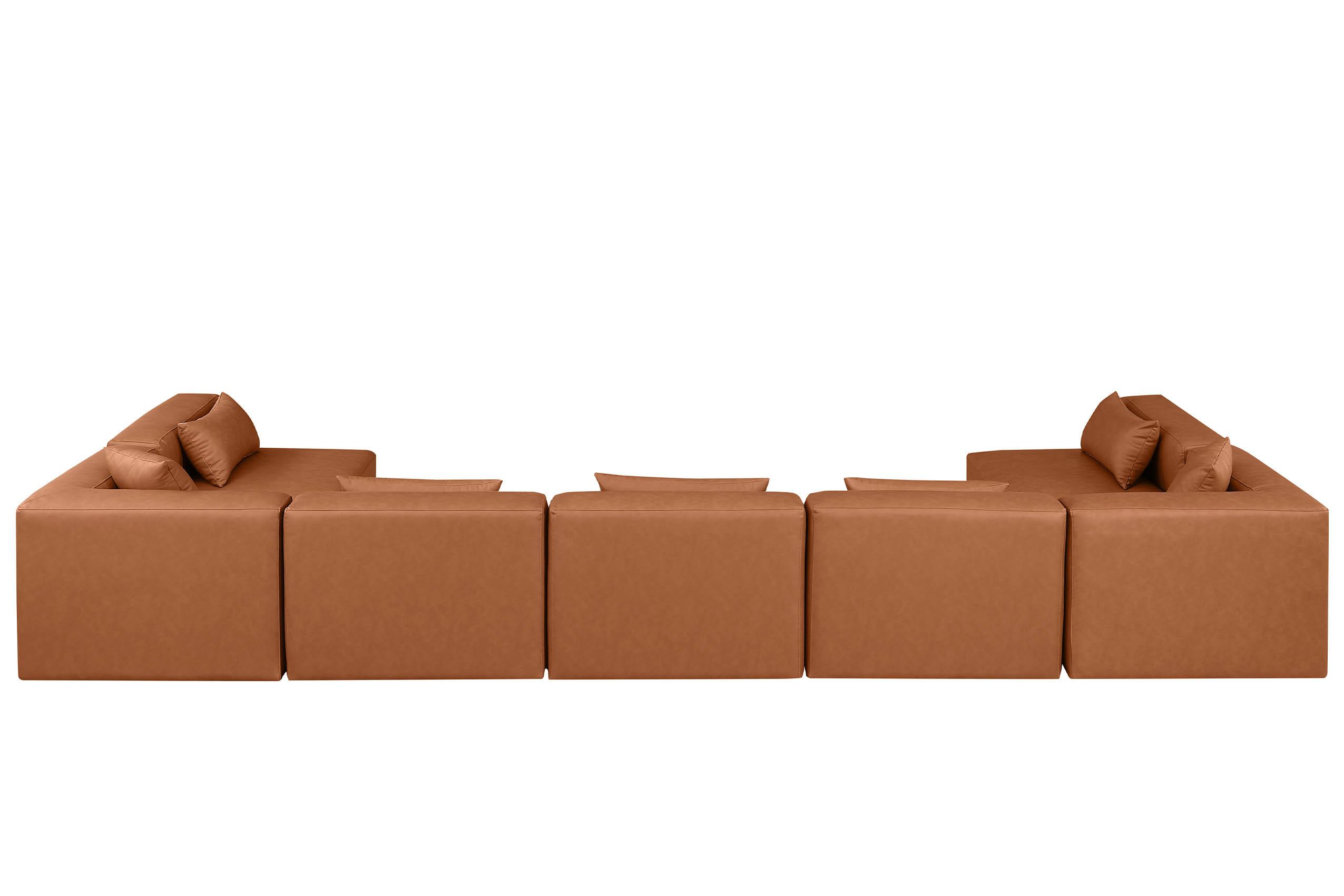 

    
668Cognac-Sec7B Meridian Furniture Modular Sectional Sofa
