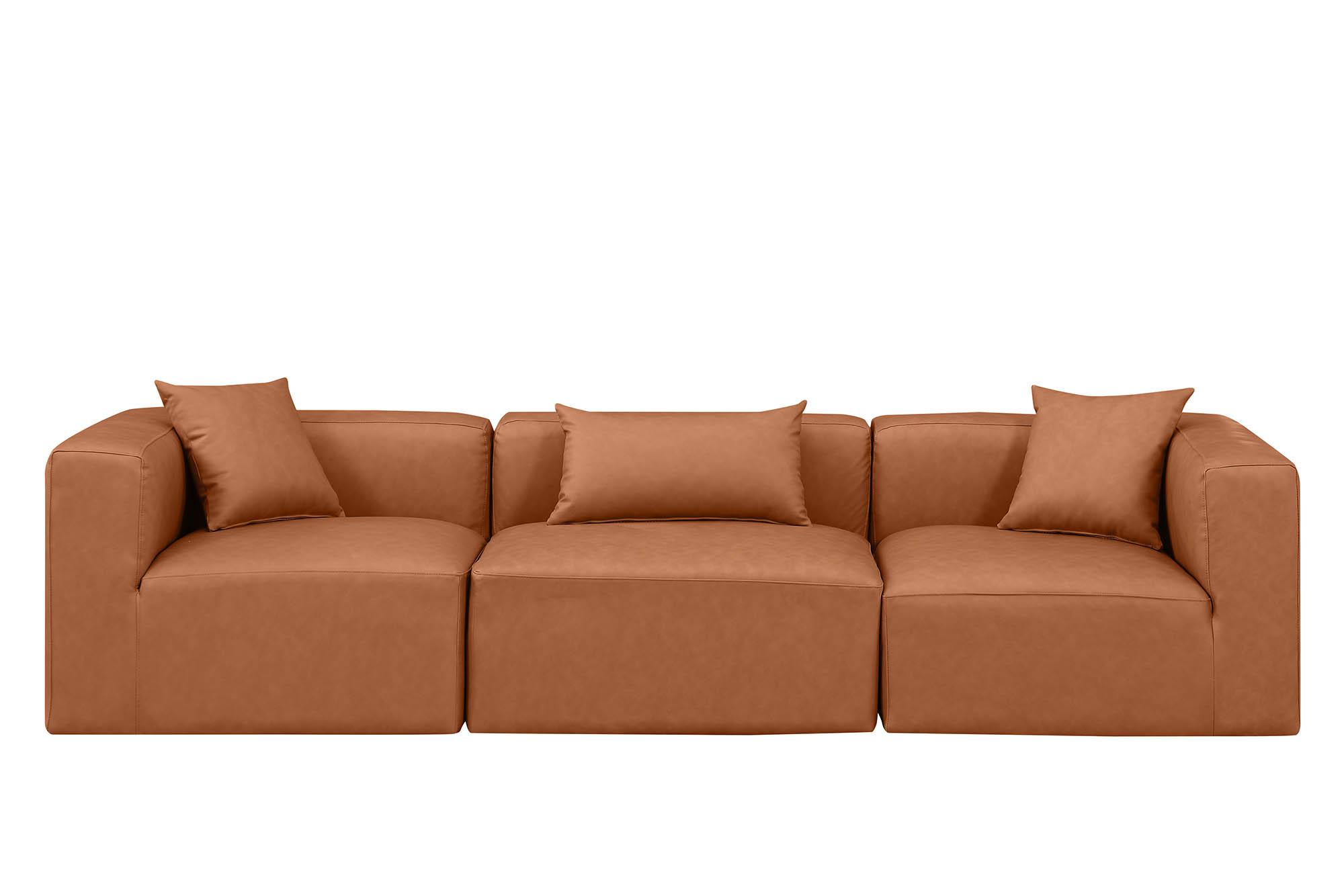 

        
Meridian Furniture CUBE 668Cognac-S108B Modular Sofa Cognac Faux Leather 094308317410
