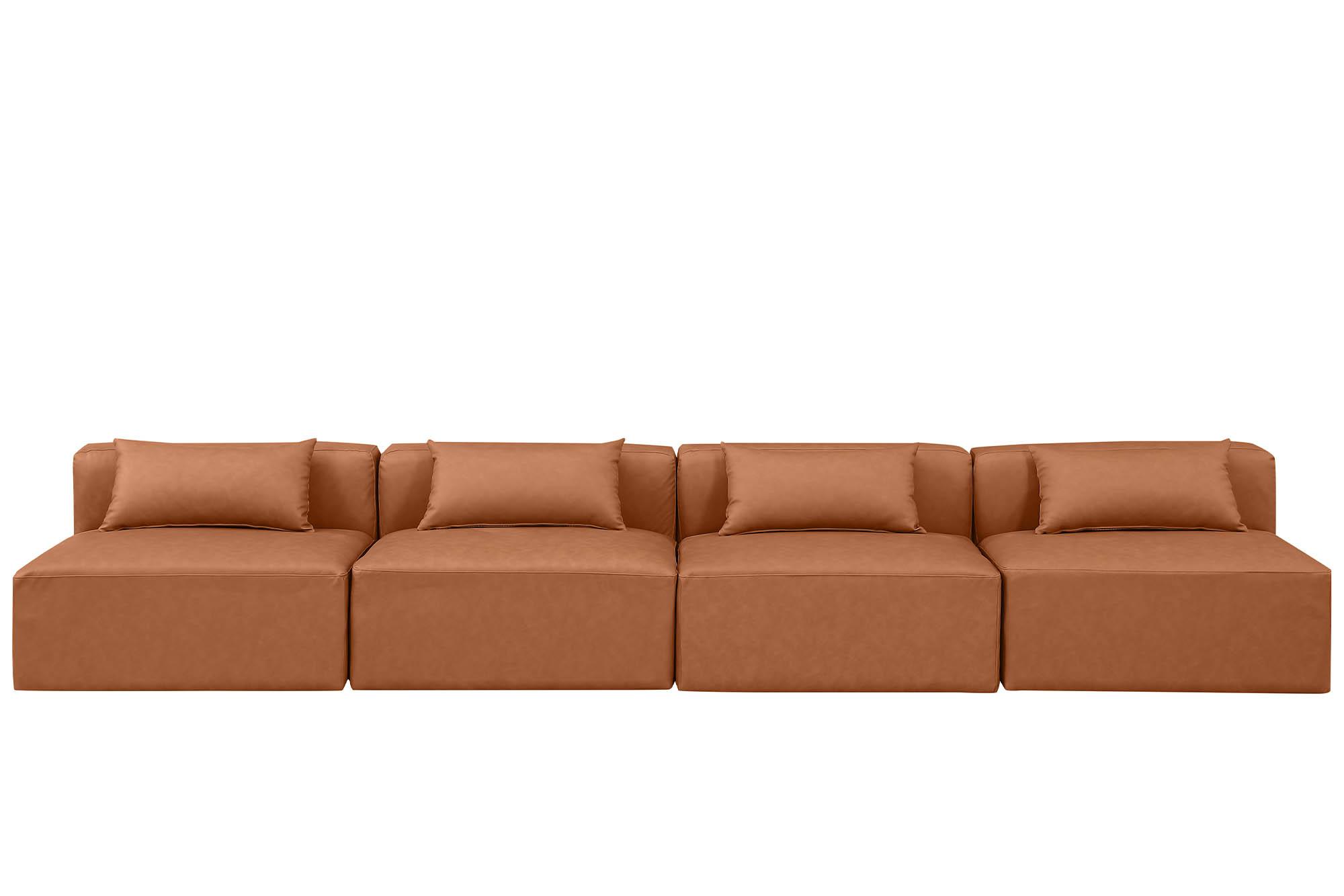 

        
Meridian Furniture CUBE 668Cognac-S144A Modular Sofa Cognac Faux Leather 094308317427
