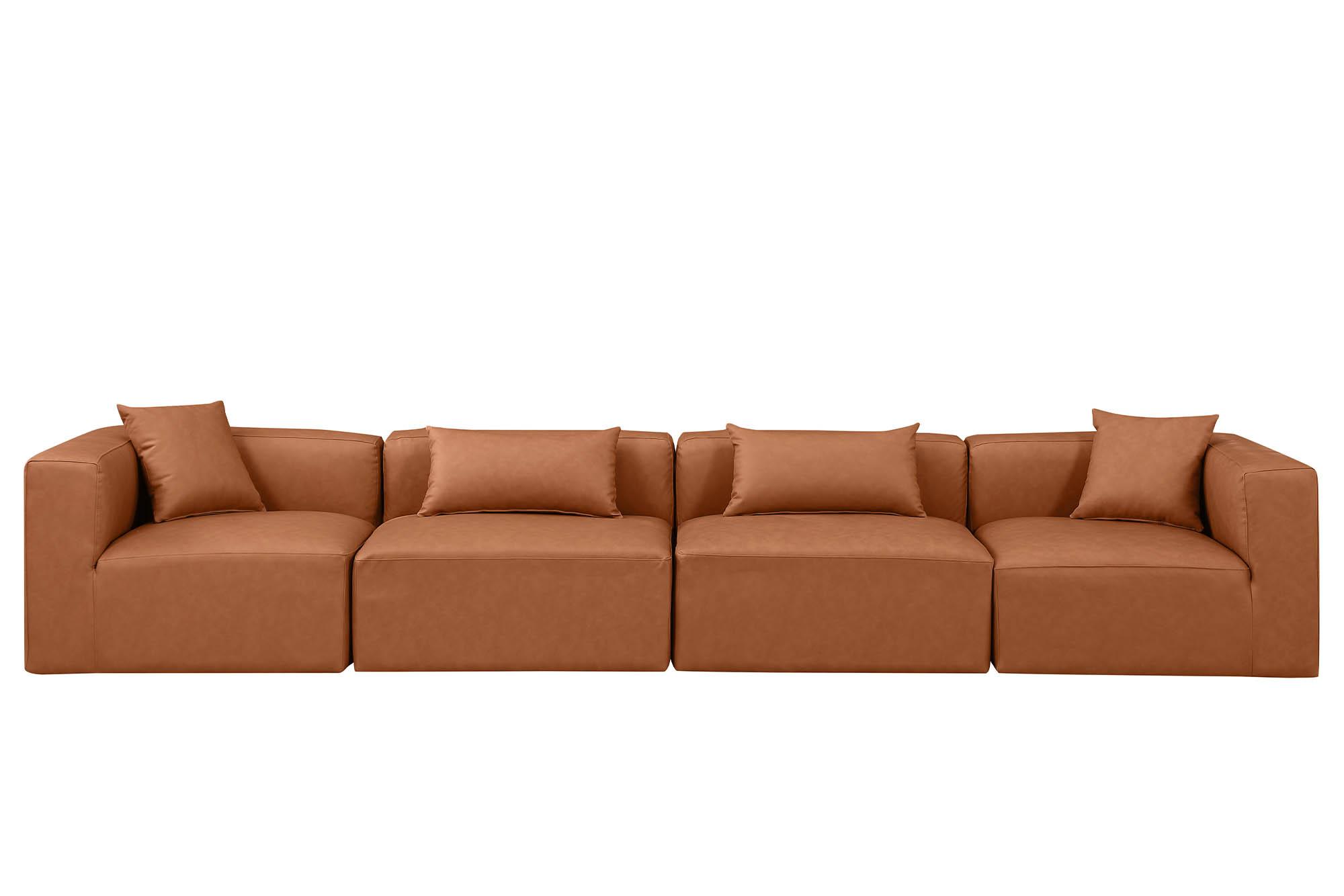 

    
668Cognac-S144B Meridian Furniture Modular Sofa
