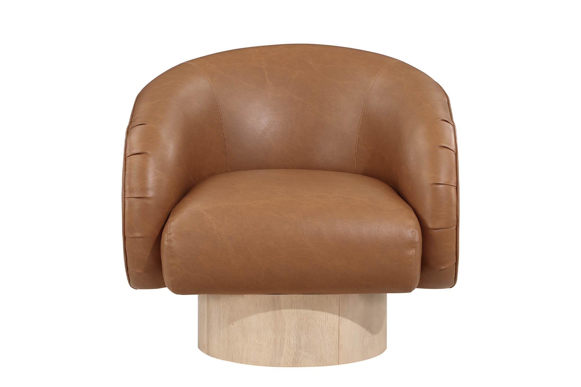

        
Meridian Furniture GIBSON 484Cognac Swivel Chair Cognac Faux Leather 094308302331
