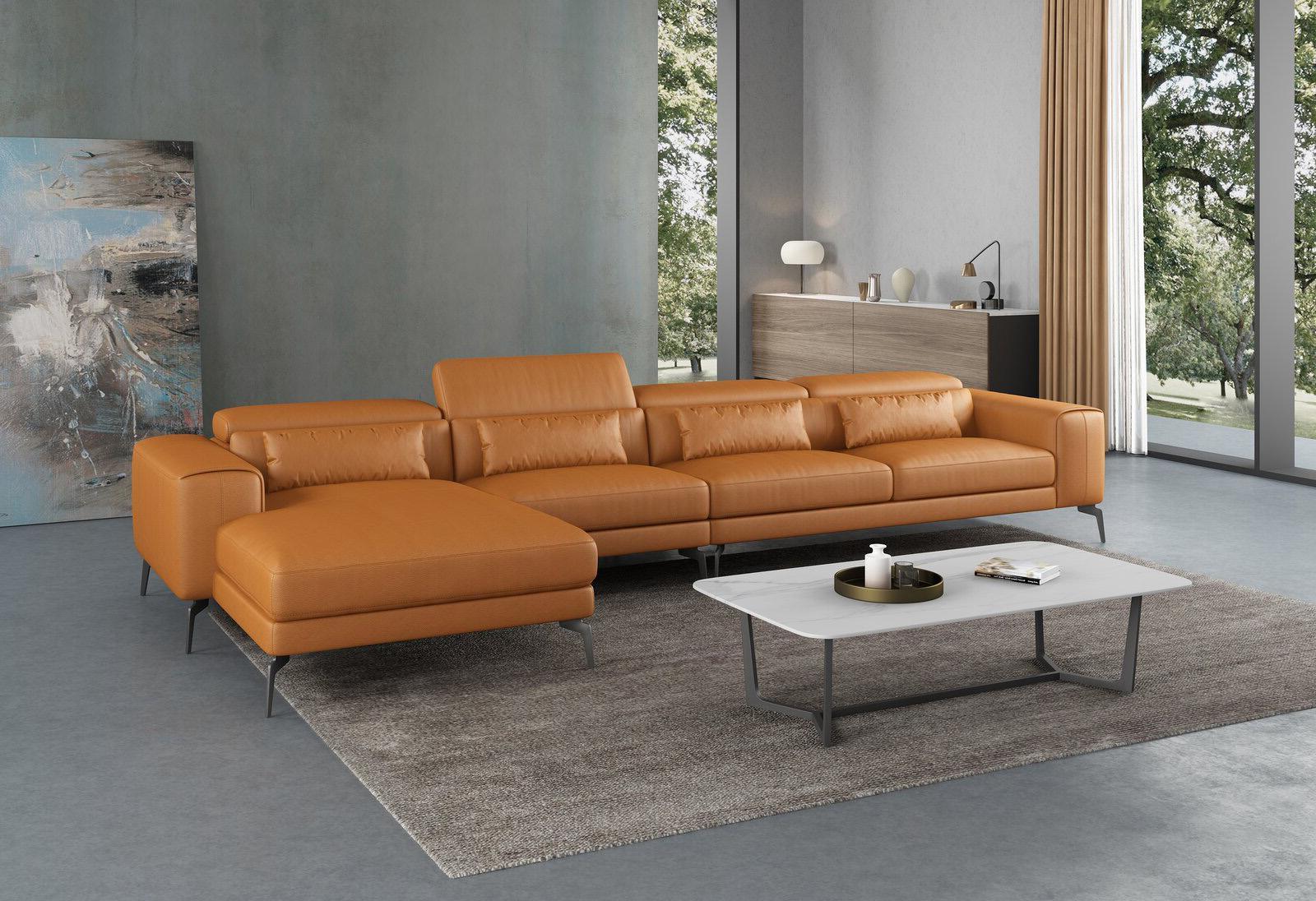 

                    
EUROPEAN FURNITURE CAVOUR 5 Seater Sectional Sofa Cognac Leather Purchase 
