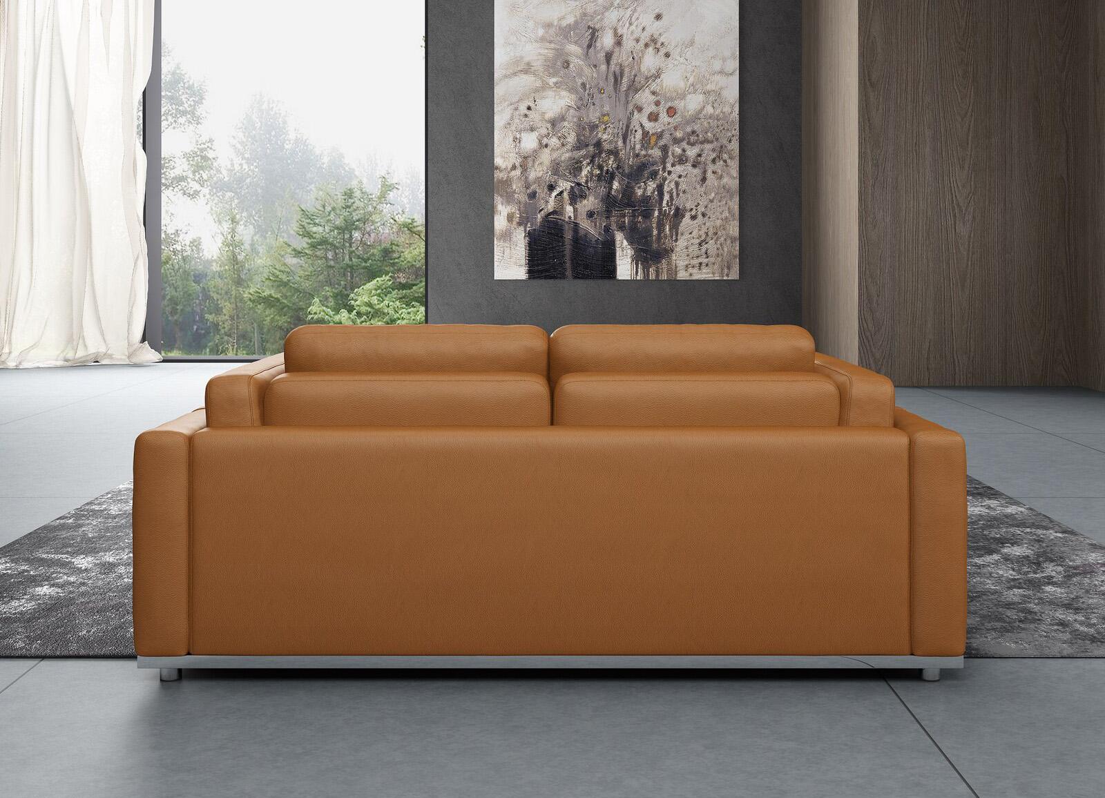

    
 Shop  Cognac Italian Leather Sofa Set 2Pcs Contemporary PICASSO EUROPEAN FURNITURE
