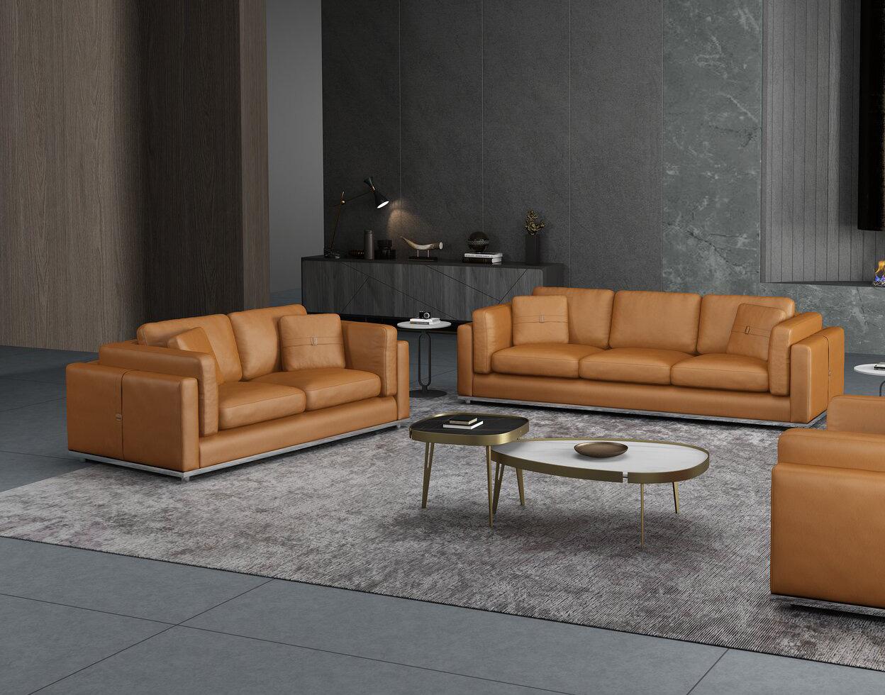 

                    
EUROPEAN FURNITURE PICASSO Sofa Set Cognac Leather Purchase 
