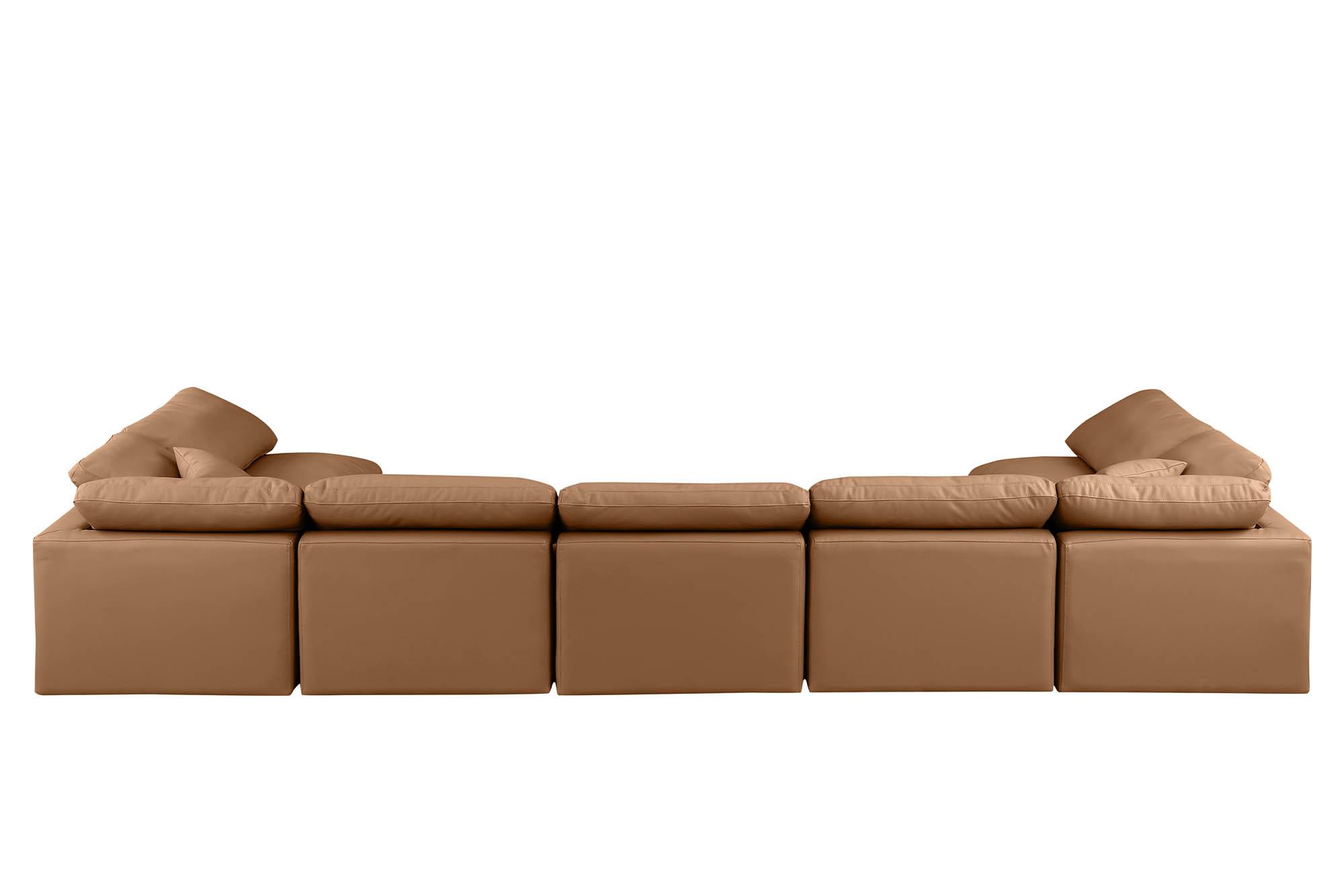 

    
146Cognac-Sec7B Meridian Furniture Modular Sectional Sofa
