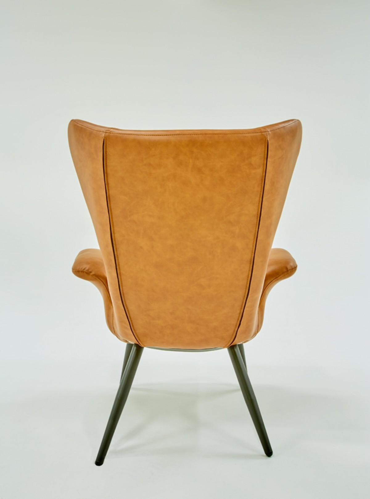 

    
Cognac Leatherette Lounge Chair VIG Divani Casa Slater Modern  Contemporary
