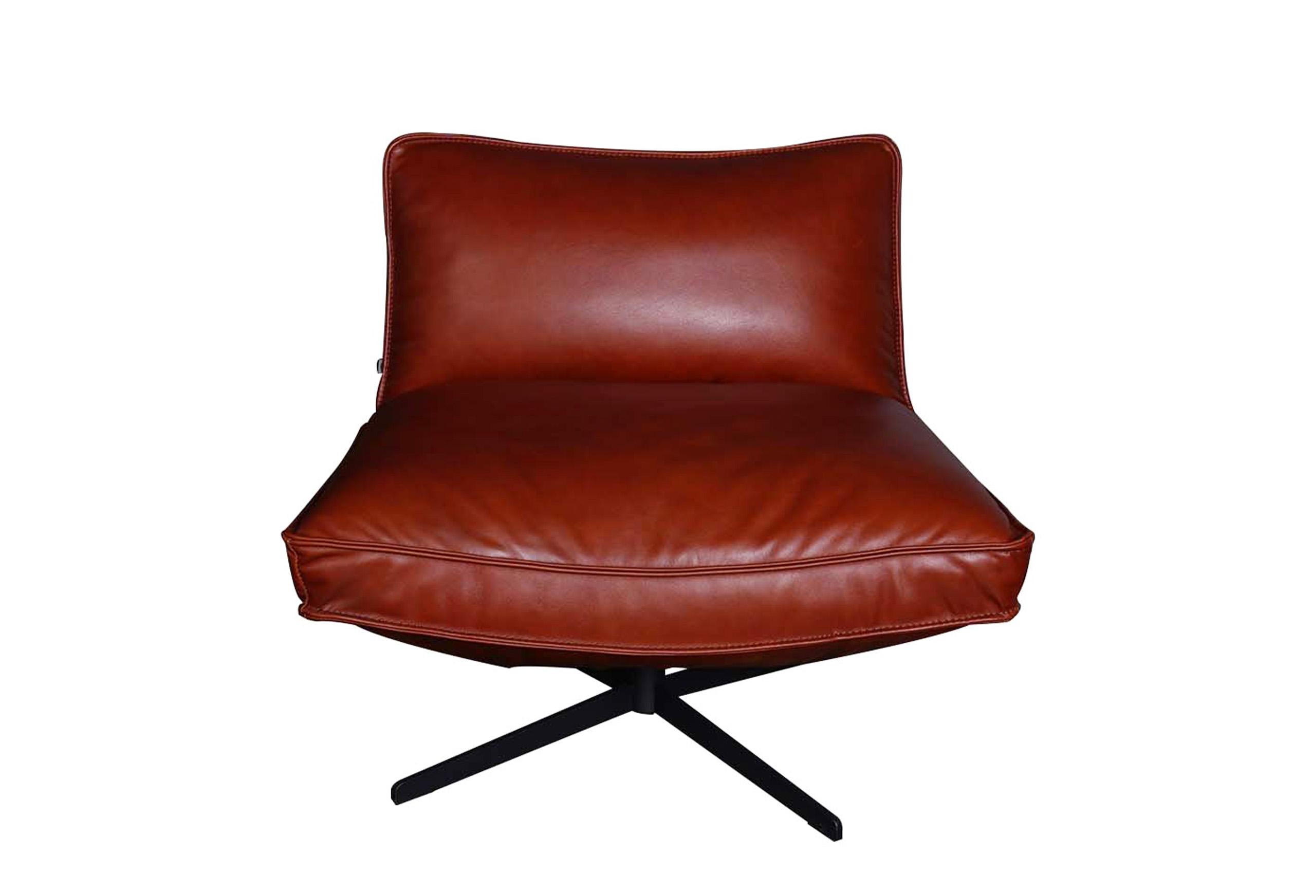 

    
Moroni 598 Grusin Swivel Chair Cognac 59806C2280
