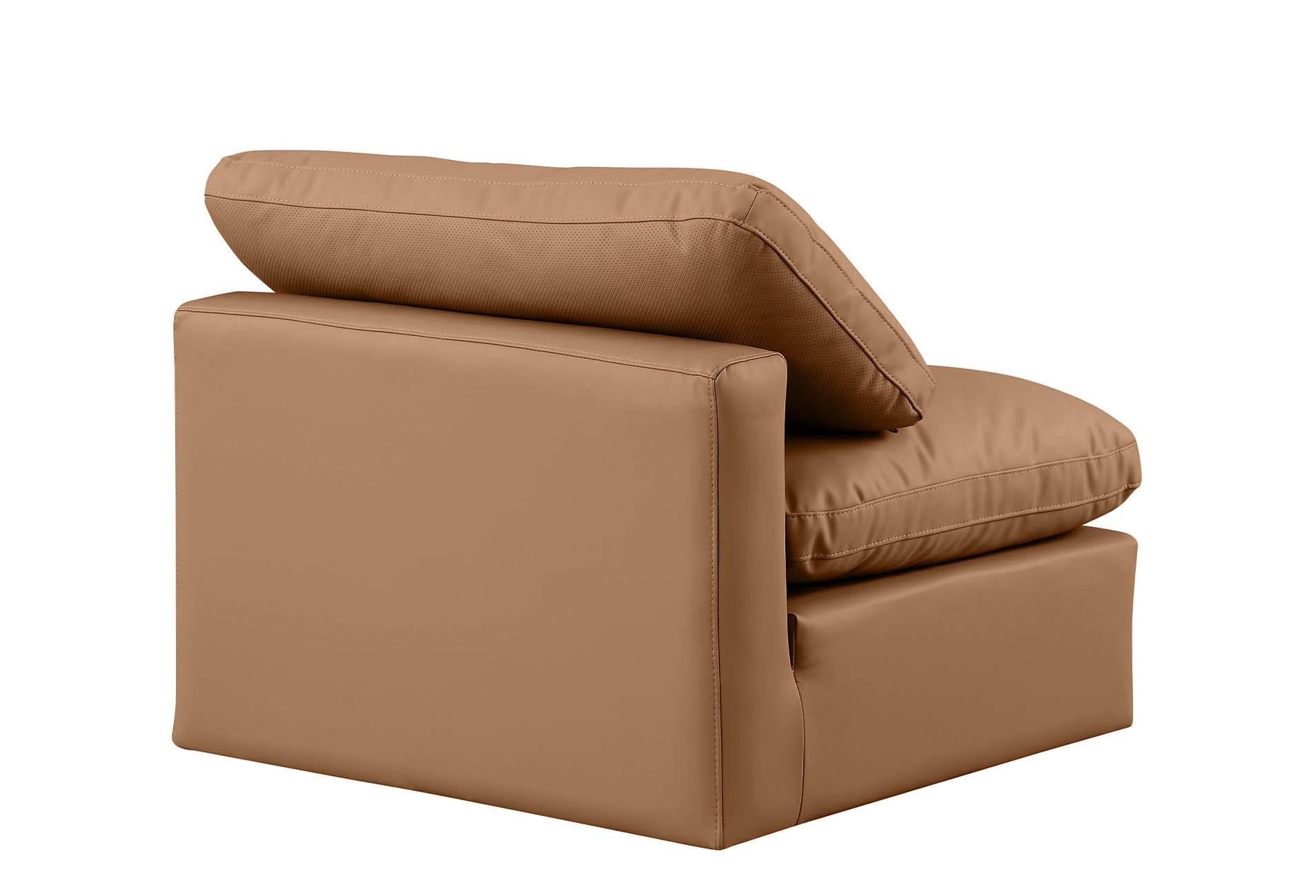 

    
146Cognac-Armless Meridian Furniture Armless Chair

