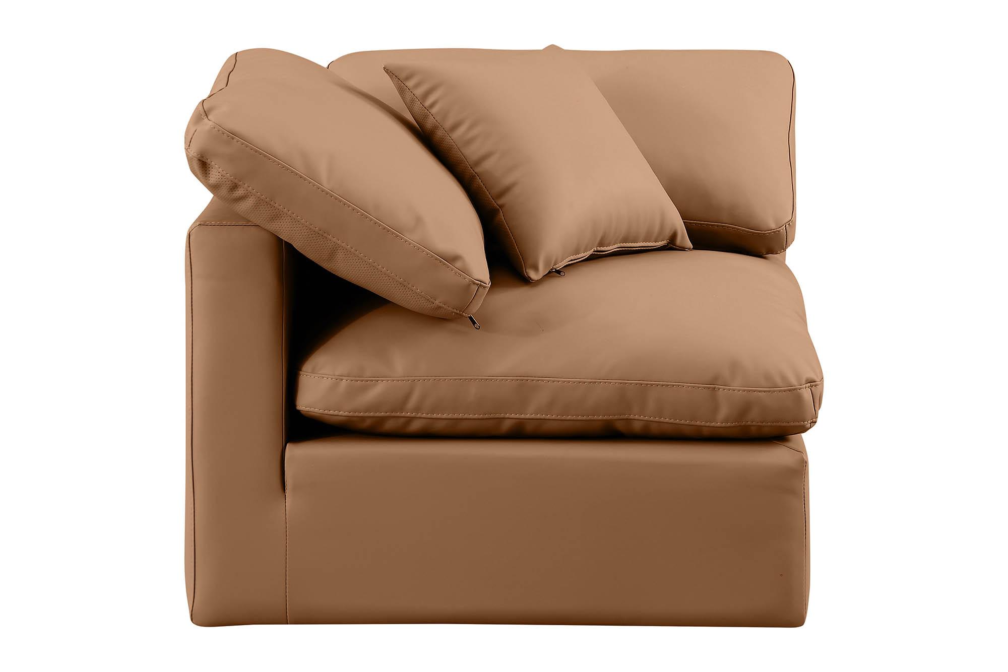 

        
Meridian Furniture INDULGE 146Cognac-Corner Corner chair Cognac Faux Leather 094308313450
