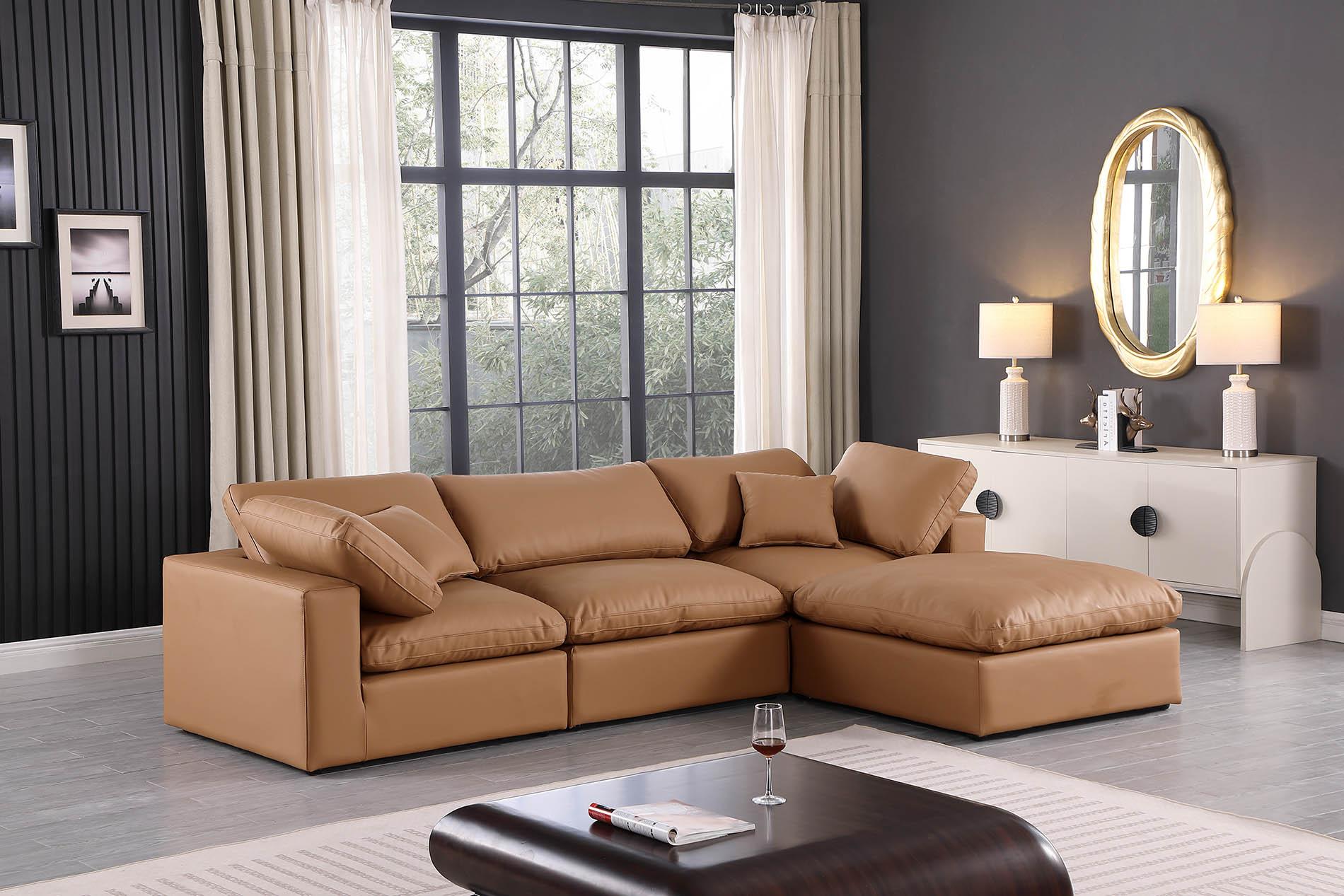 

        
Meridian Furniture 188Cognac-Sec4A Modular Sectional Cognac Faux Leather 094308288659
