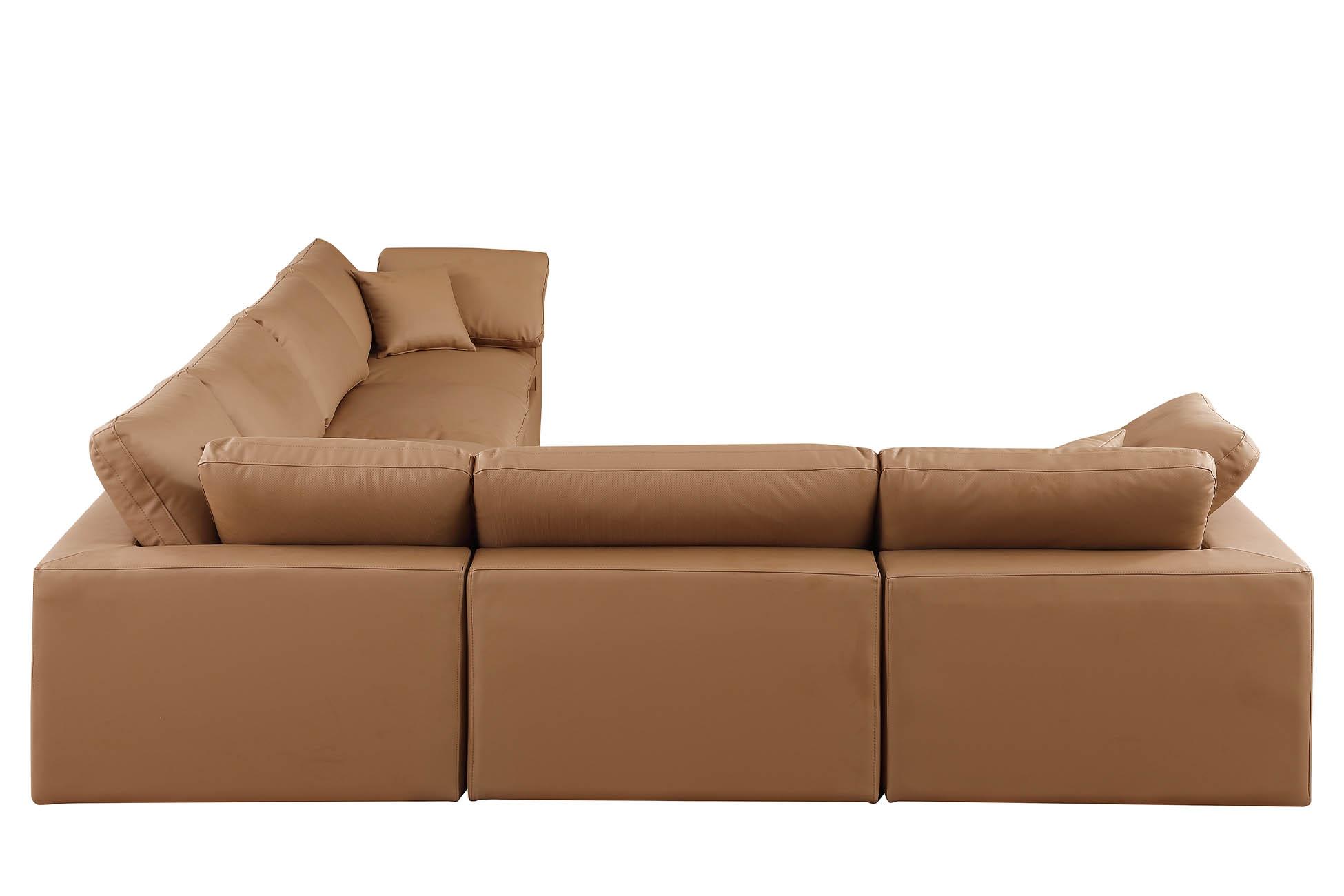

        
Meridian Furniture 188Cognac-Sec6A Modular Sectional Cognac Faux Leather 094308288710
