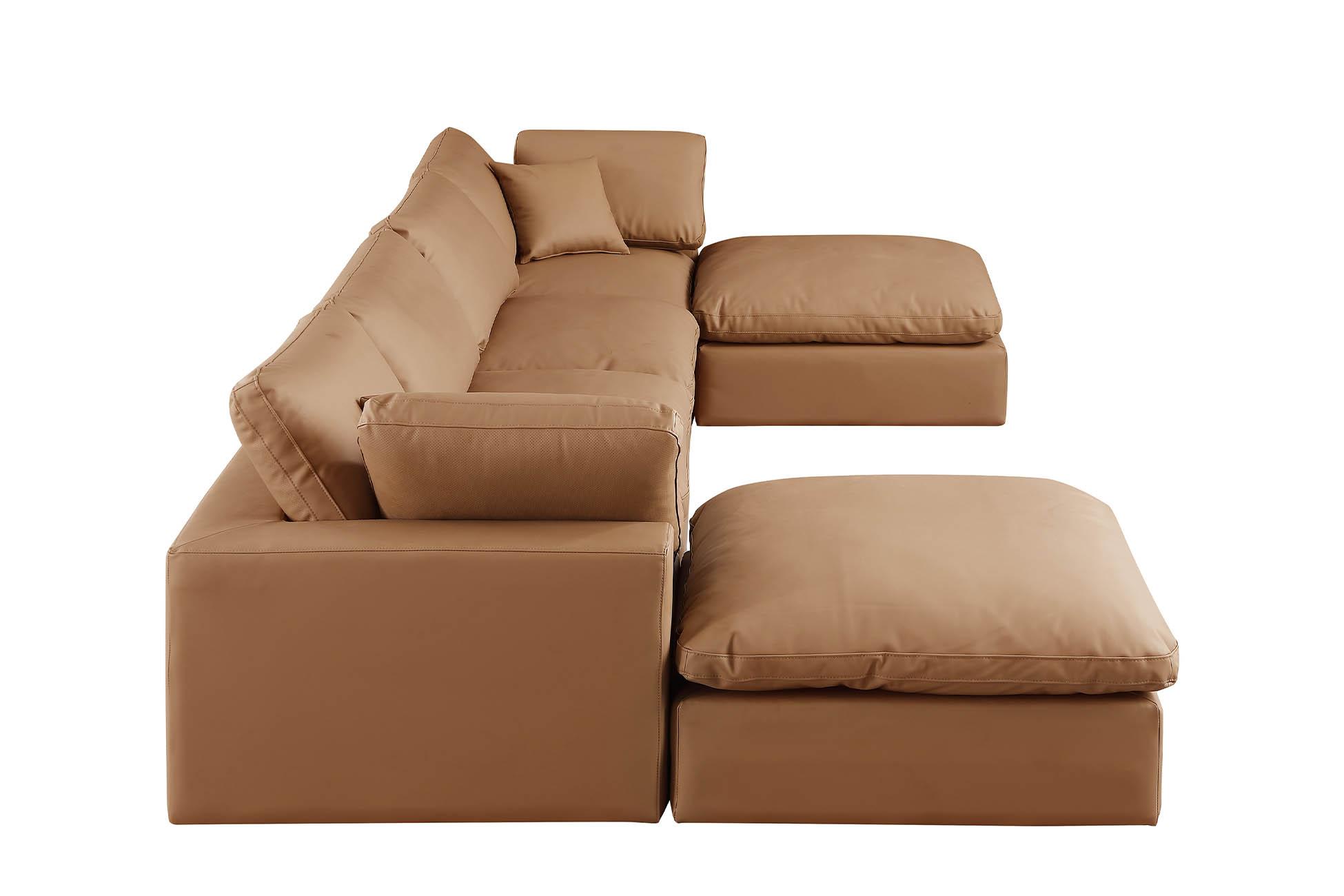 

        
Meridian Furniture 188Cognac-Sec6B Modular Sectional Cognac Faux Leather 094308288727

