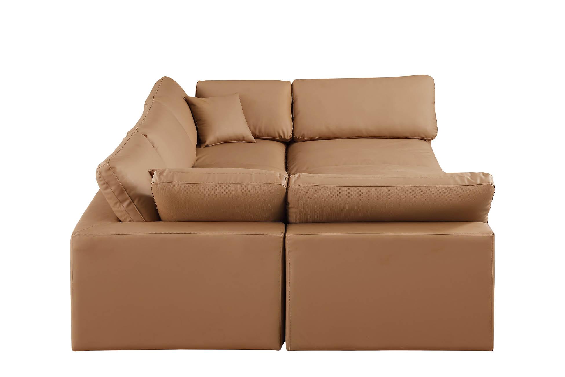 

        
Meridian Furniture 188Cognac-Sec6C Modular Sectional Cognac Faux Leather 094308288734
