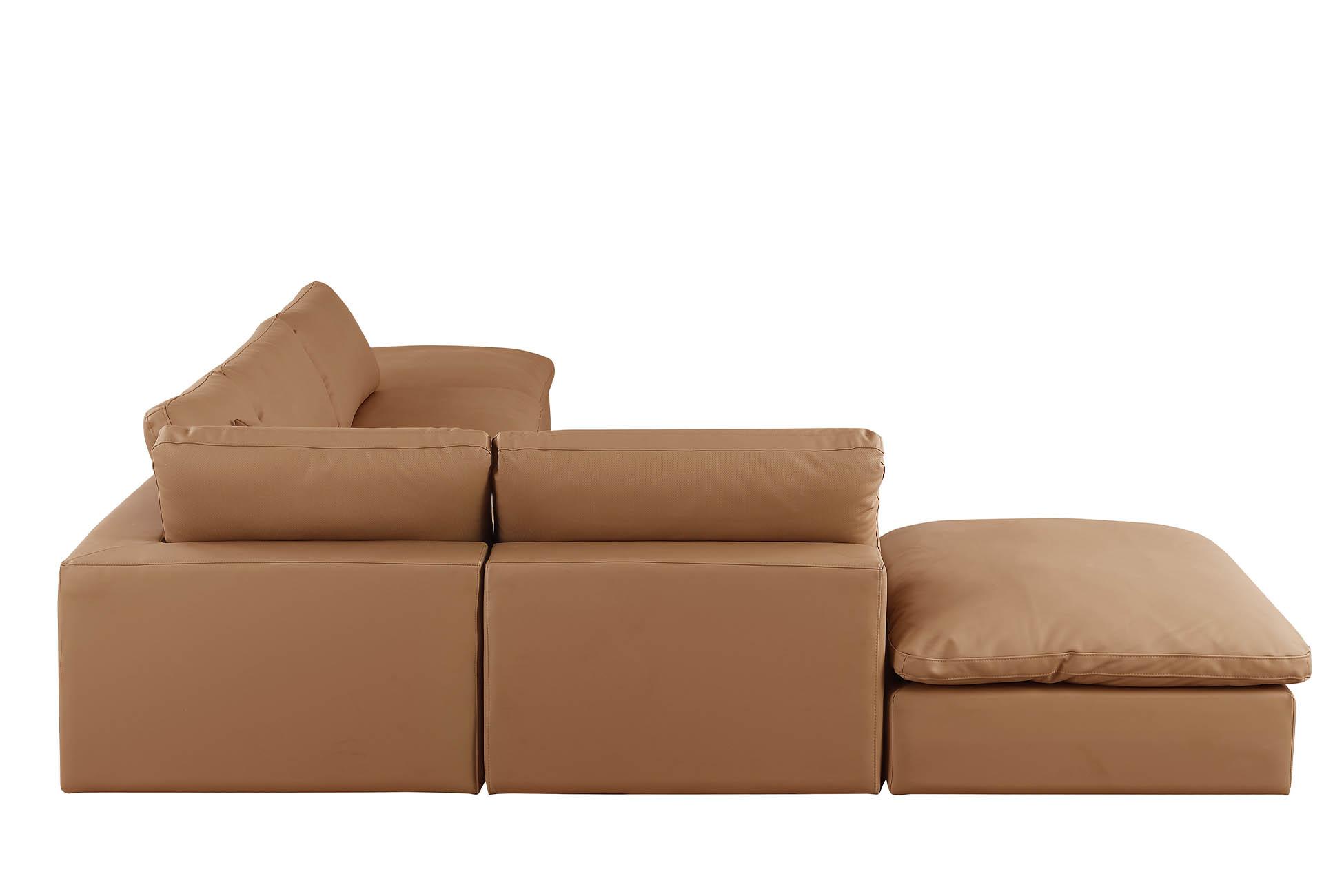 

        
Meridian Furniture 188Cognac-Sec6E Modular Sectional Cognac Faux Leather 094308293332
