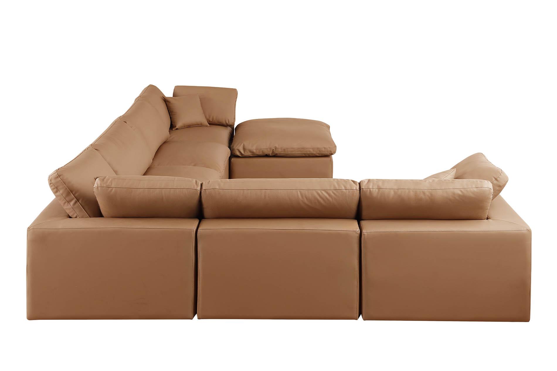 

        
Meridian Furniture 188Cognac-Sec7A Modular Sectional Cognac Faux Leather 094308288758
