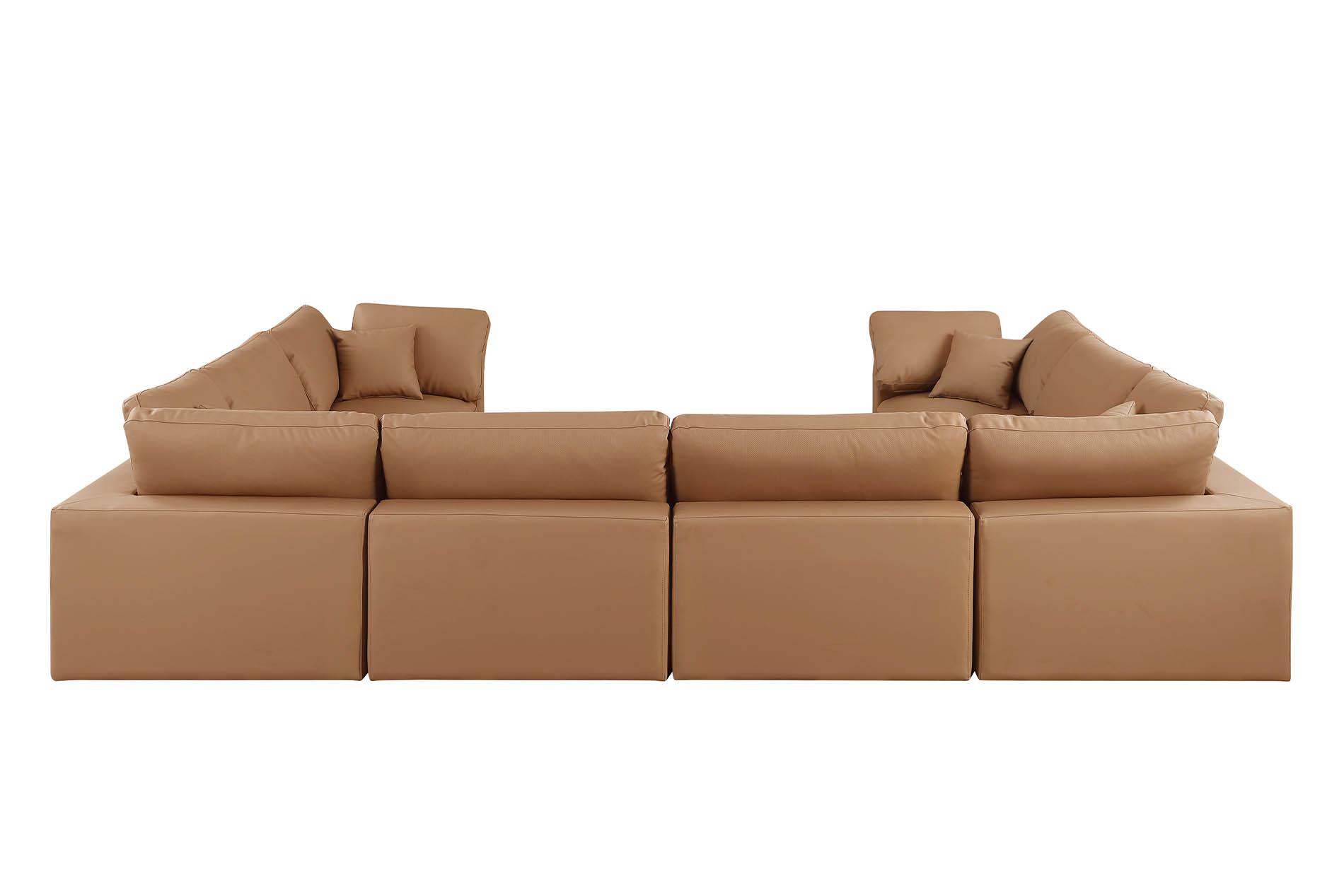 

        
Meridian Furniture 188Cognac-Sec8A Modular Sectional Cognac Faux Leather 094308288772
