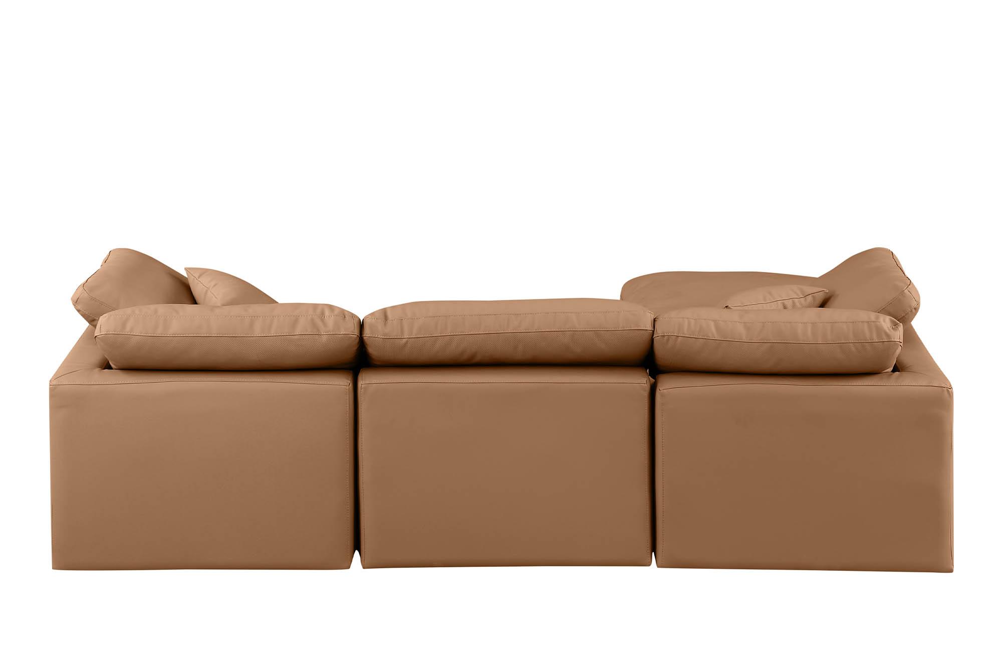 

    
146Cognac-Sec4A Meridian Furniture Modular Sectional Sofa
