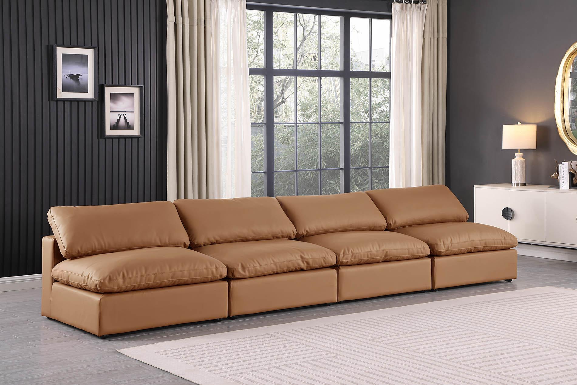 

    
Cognac Vegan Leather Modular Sofa COMFY 188Cognac-S156 Meridian Contemporary
