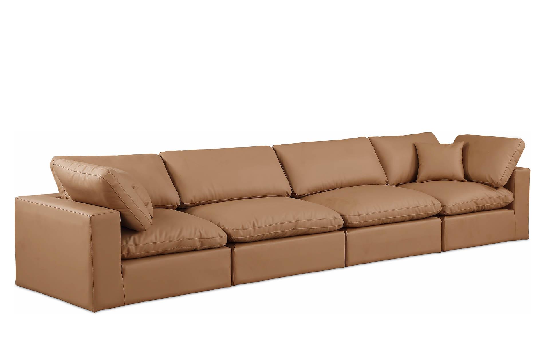 

    
Cognac Vegan Leather Modular Sofa COMFY 188Cognac-S158 Meridian Contemporary
