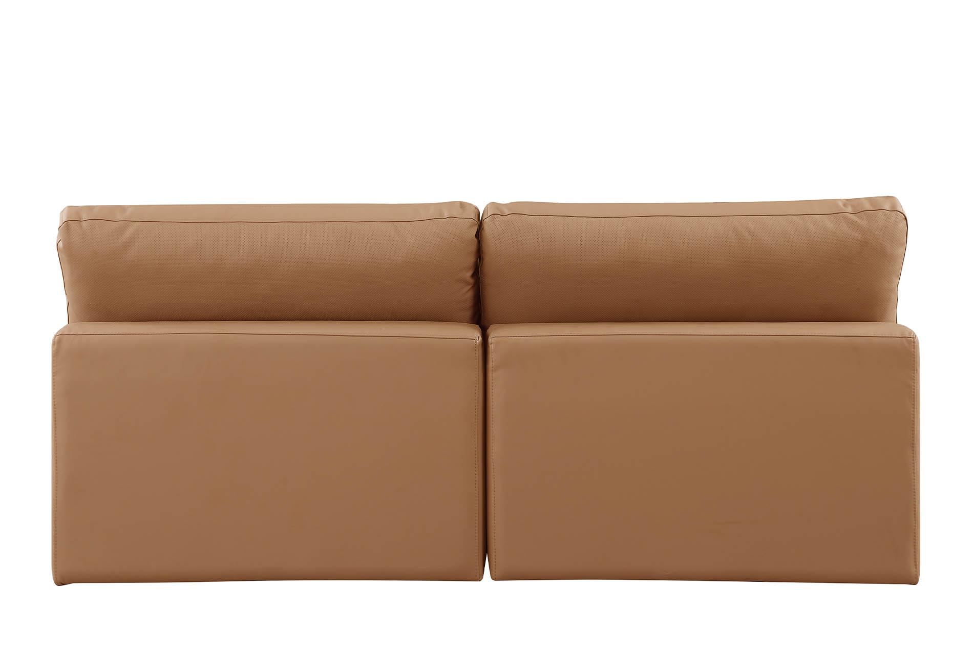 

    
188Cognac-S78 Meridian Furniture Modular Sofa
