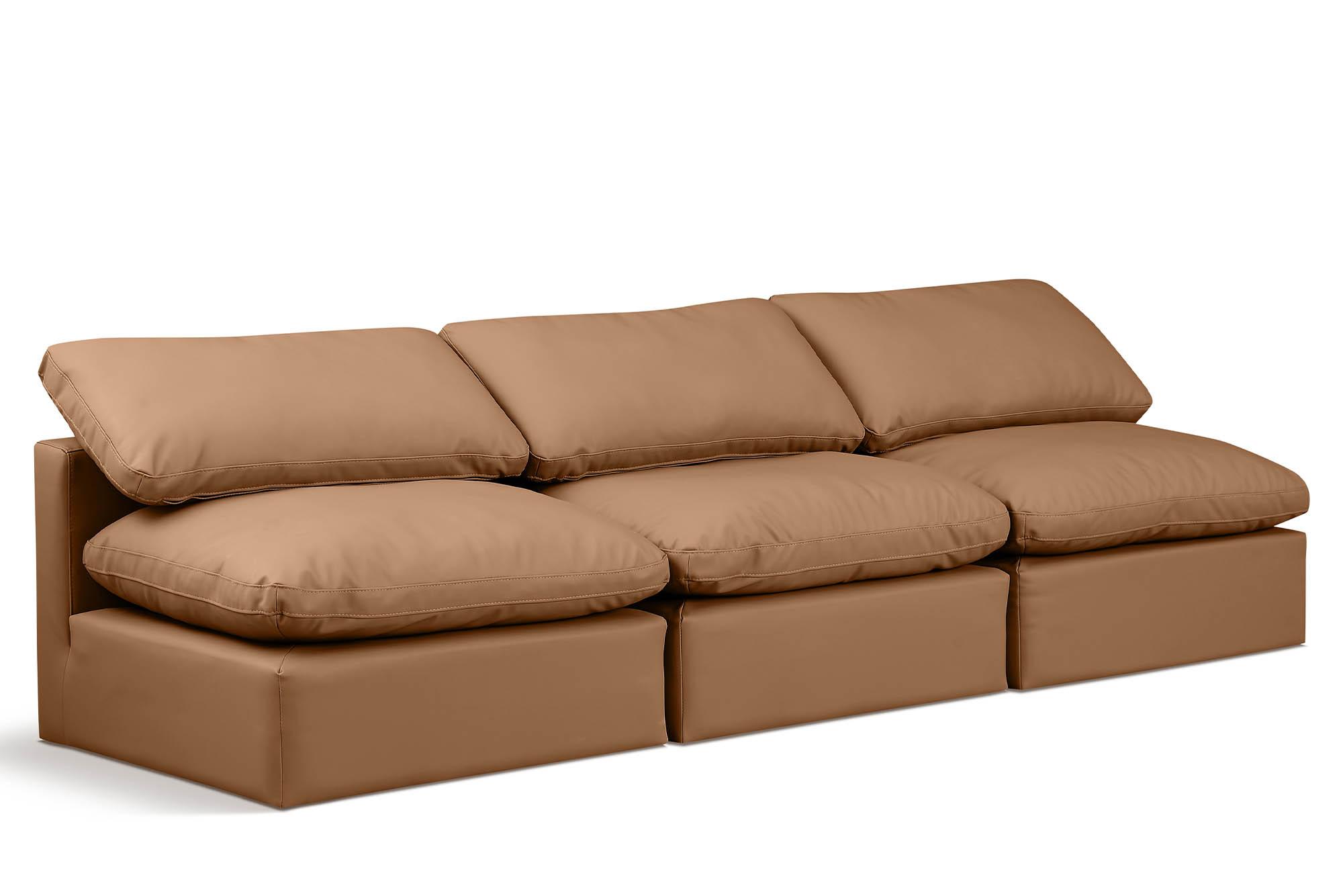 

    
Cognac Vegan Leather Modular Sofa INDULGE 146Cognac-S3 Meridian Modern
