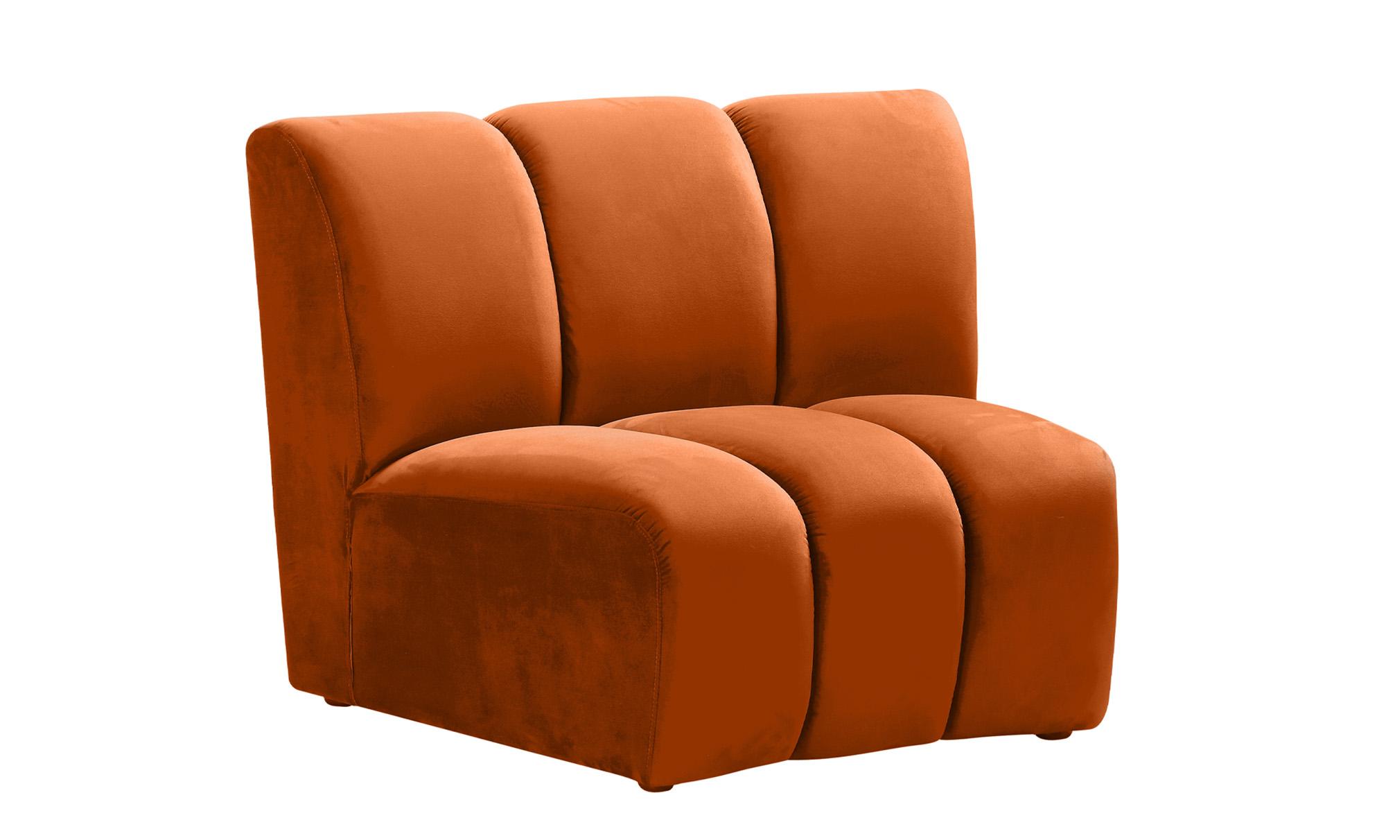

    
638Cognac-10PC Meridian Furniture Modular Sectional Sofa
