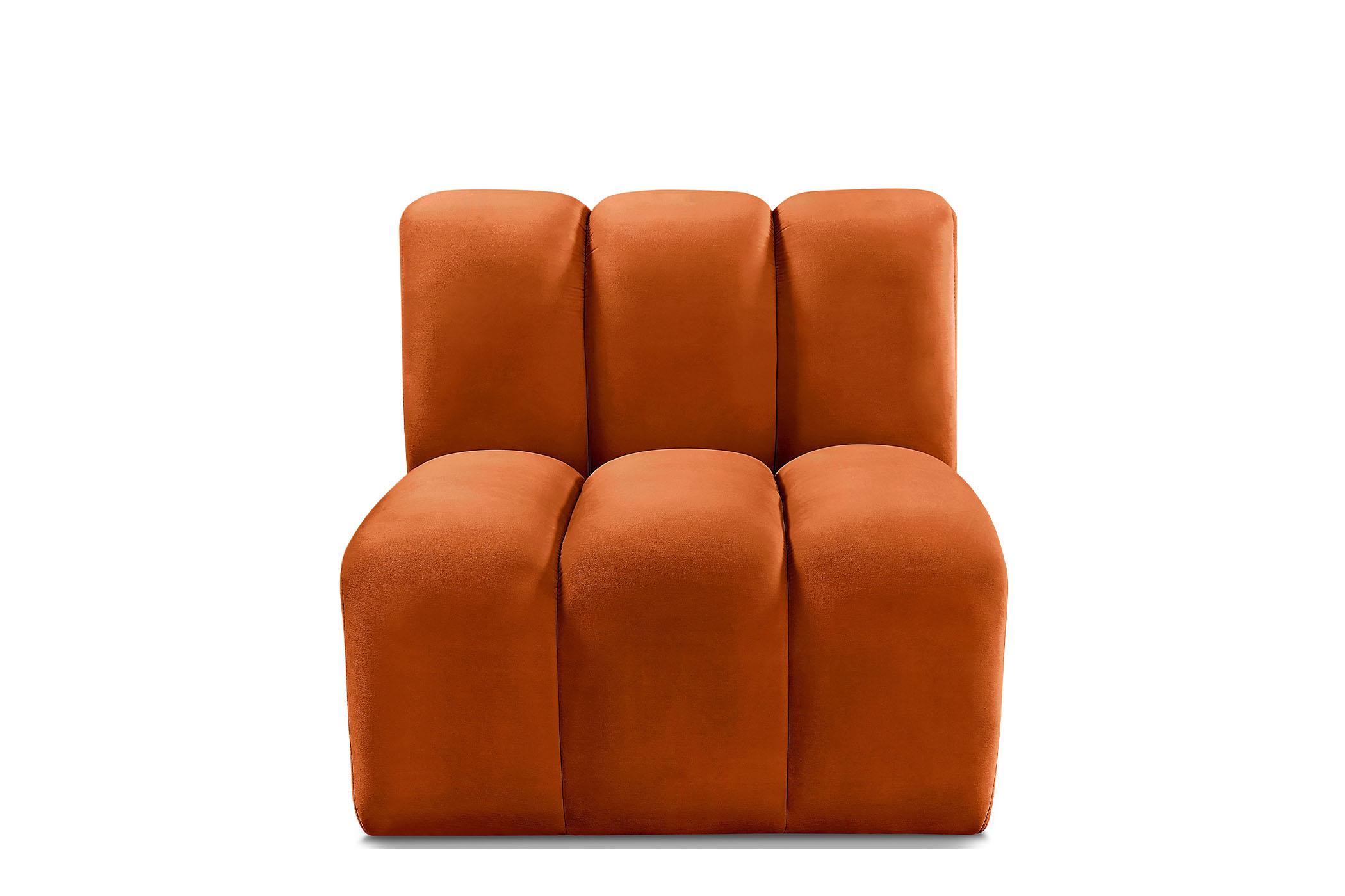 

        
Meridian Furniture ARC 103Cognac-ST Modular Chair Cognac Velvet 094308300191
