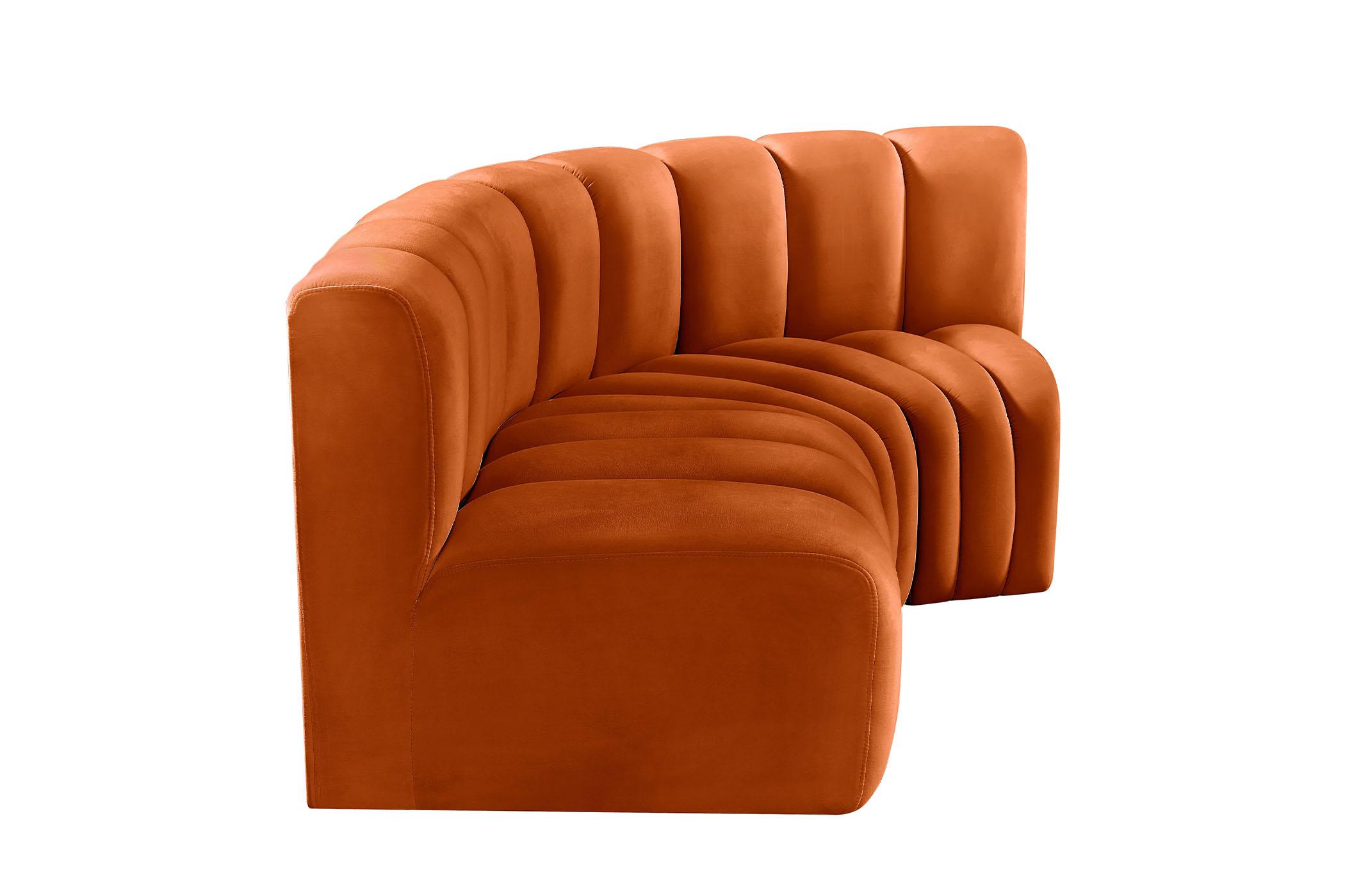 

    
103Cognac-S3A Meridian Furniture Modular Sectional Sofa
