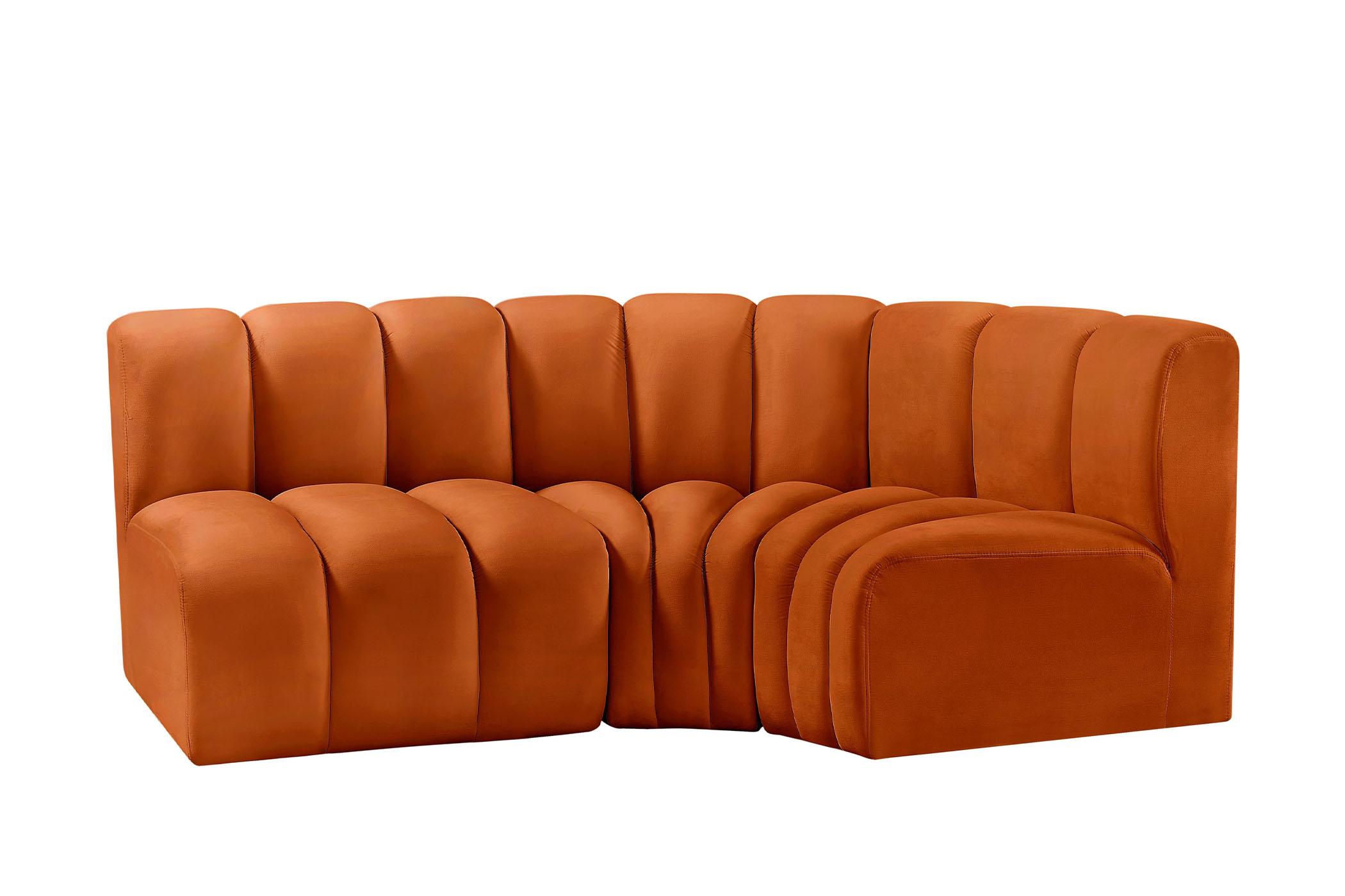 

        
Meridian Furniture ARC 103Cognac-S3A Modular Sectional Sofa Cognac Velvet 094308299570
