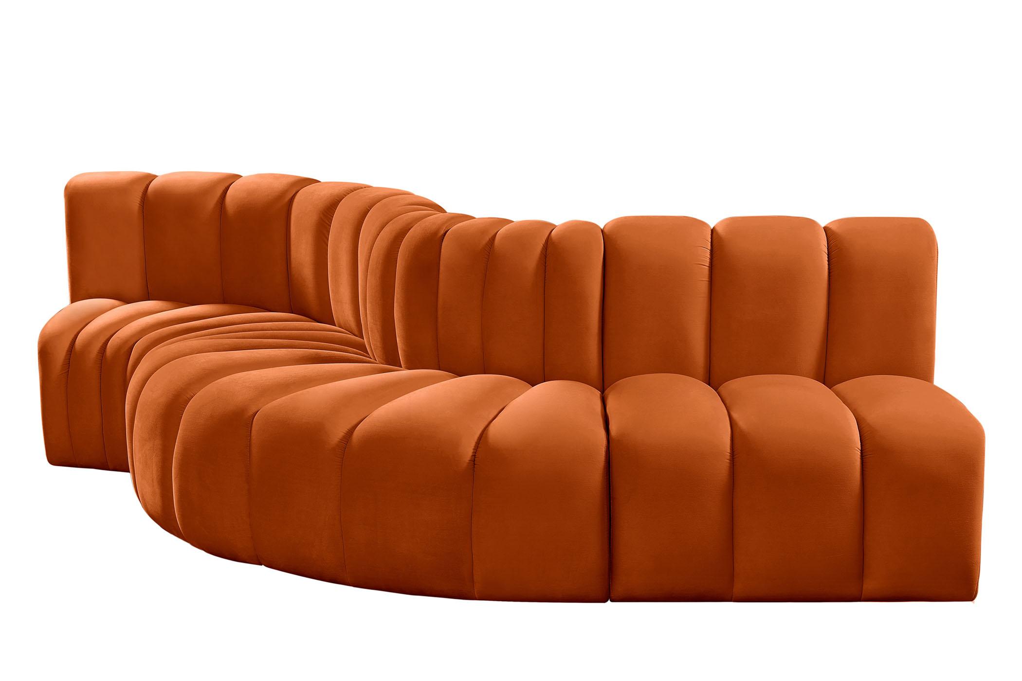 

        
Meridian Furniture ARC 103Cognac-S5B Modular Sectional Sofa Cognac Velvet 094308299716
