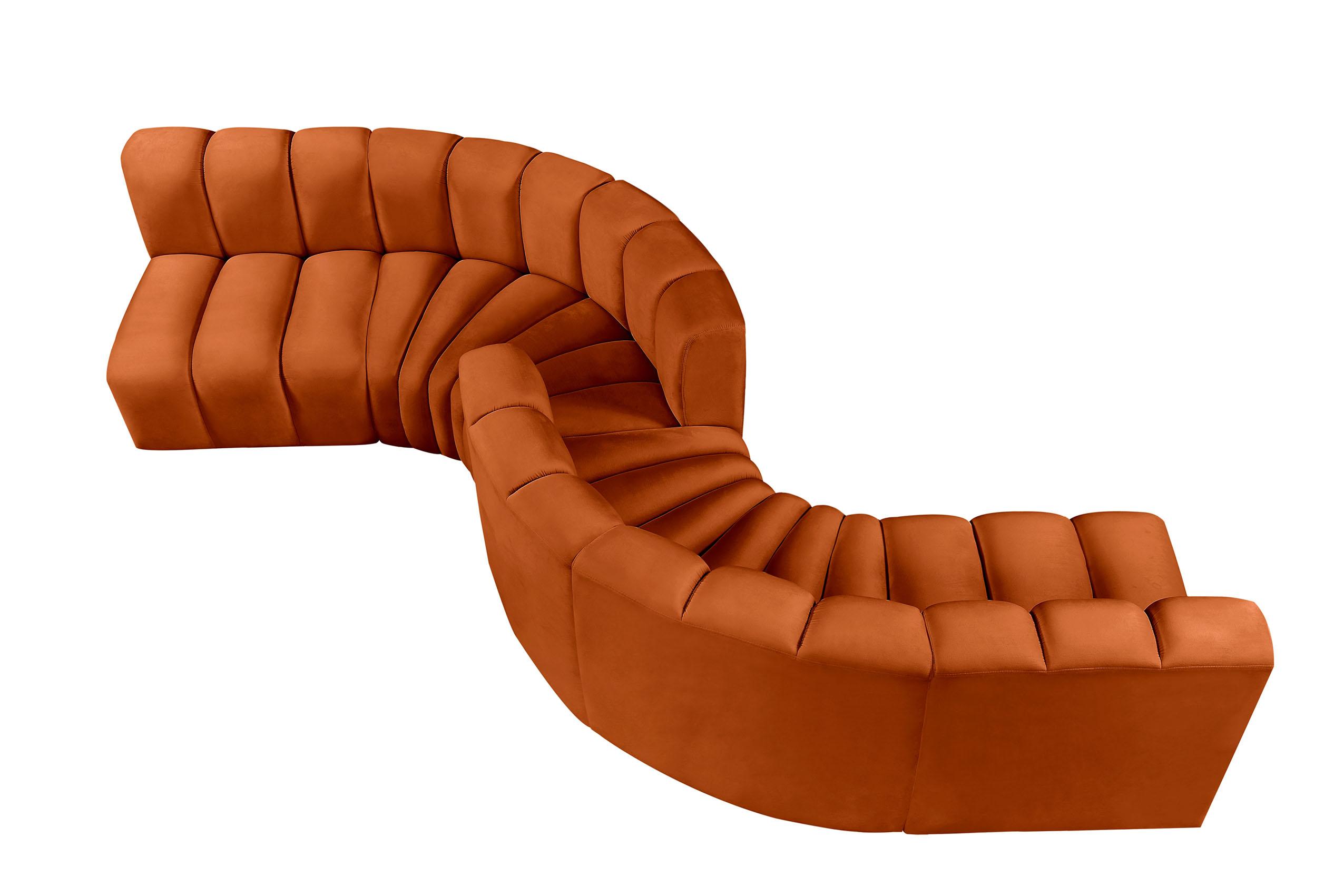 

        
Meridian Furniture ARC 103Cognac-S6D Modular Sectional Sofa Cognac Velvet 094308299761
