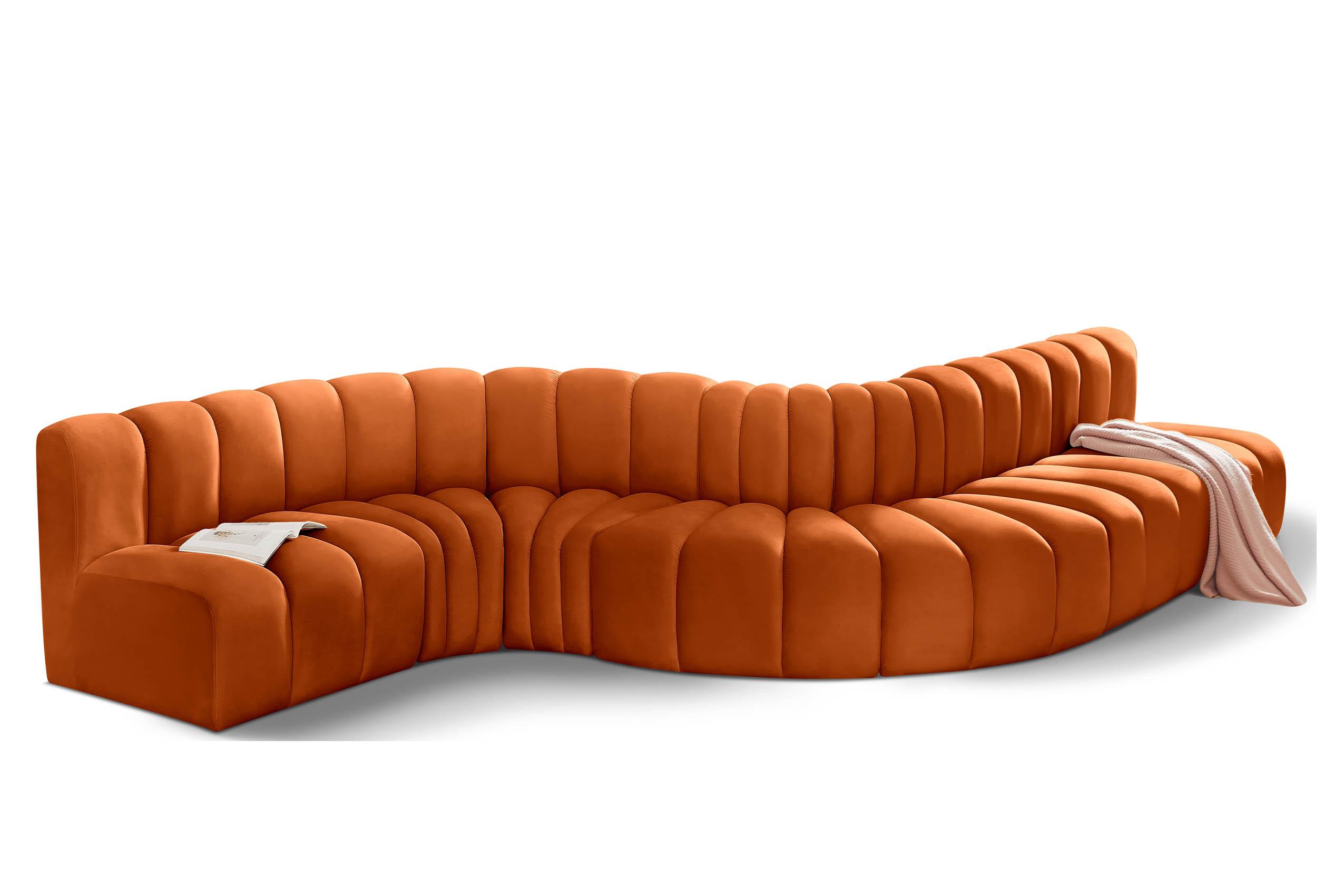 

        
Meridian Furniture ARC 103Cognac-S7C Modular Sectional Sofa Cognac Velvet 094308299792
