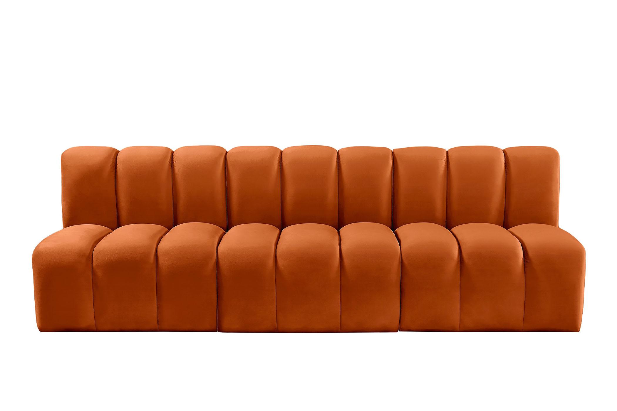

        
Meridian Furniture ARC 103Cognac-S3F Modular Sofa Cognac Velvet 094308299624
