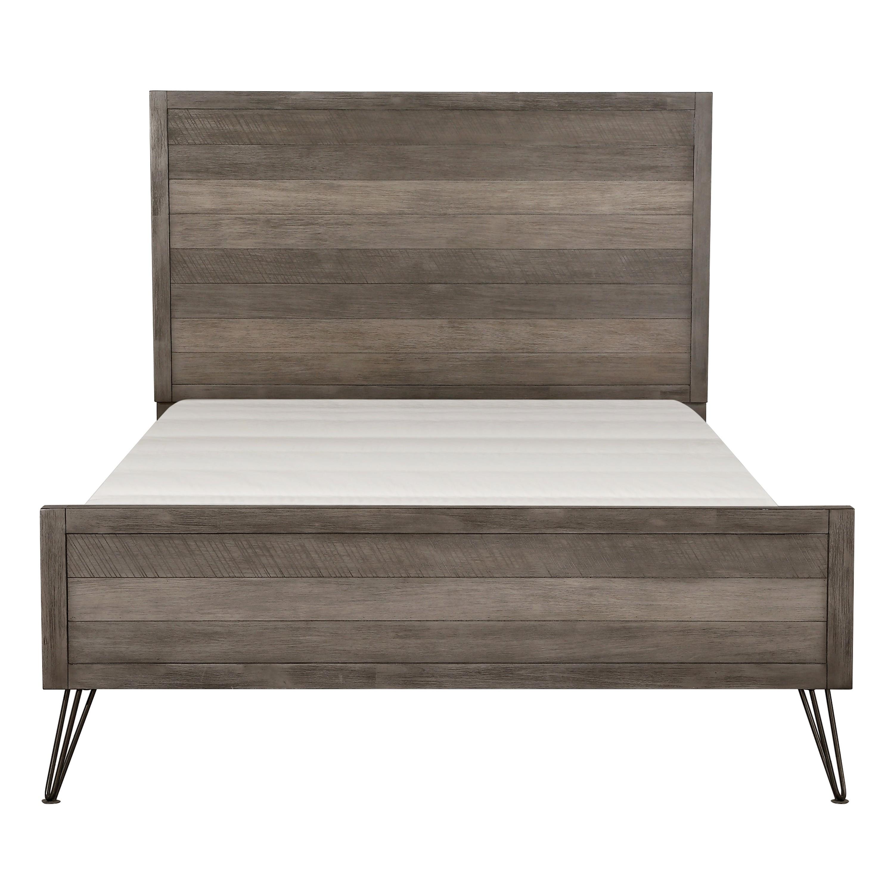 

    
Contemporary 3-Tone Gray Wood Queen Bed Homelegance 1604-1* Urbanite

