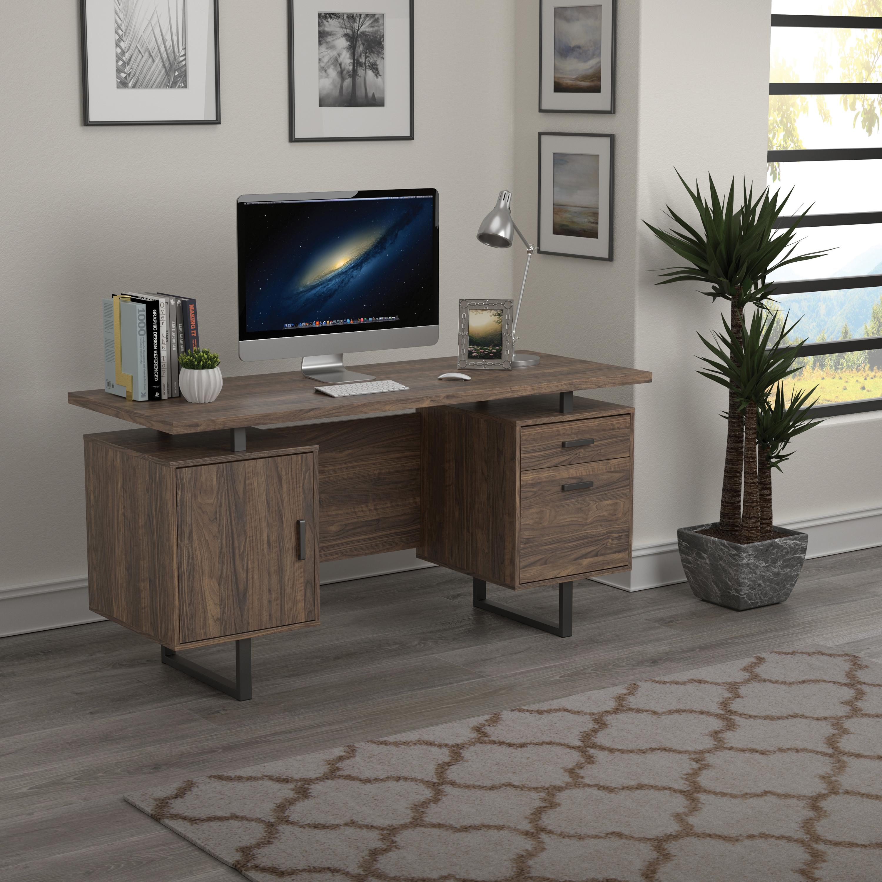 

    
802521 Contemporary Aged Walnut Wood Office Desk Coaster 802521 Lawtey
