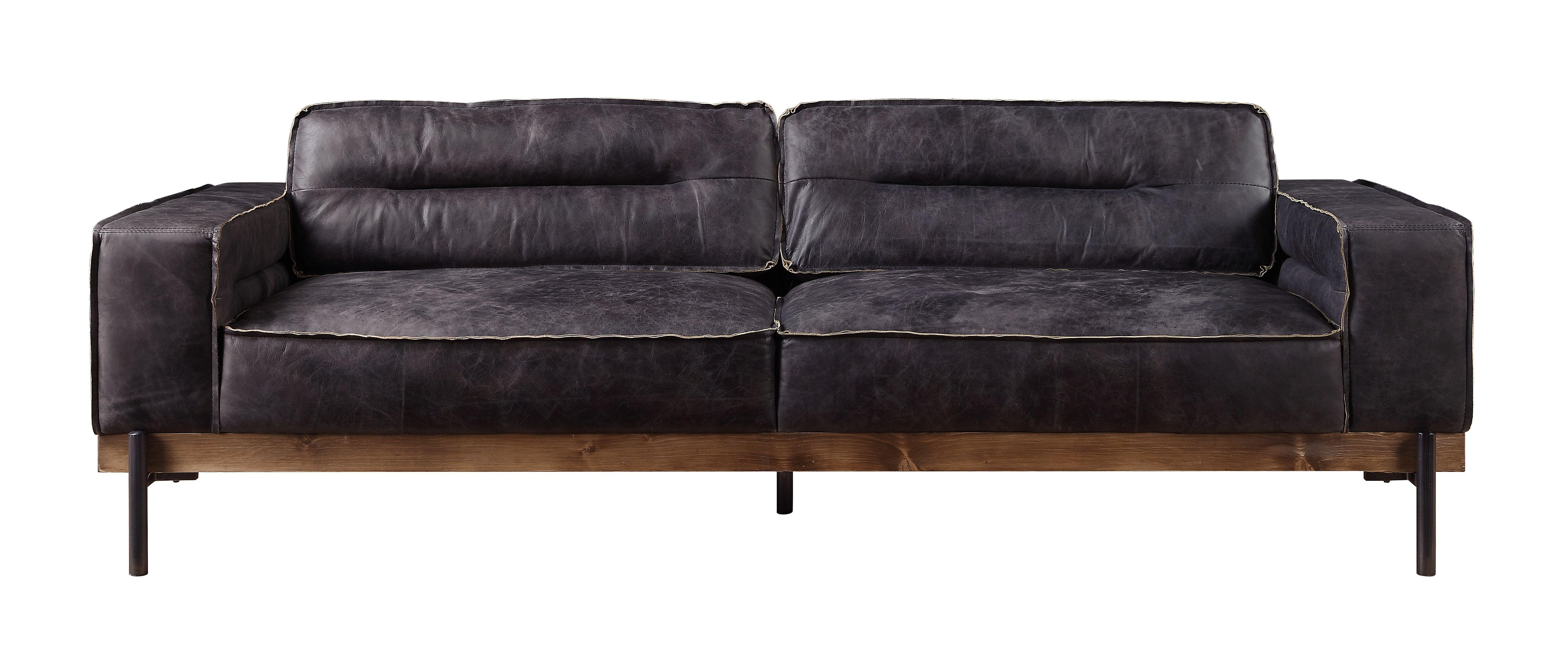 

    
Acme Furniture Silchester Sofa and Chair Ebony 56505-2pcs
