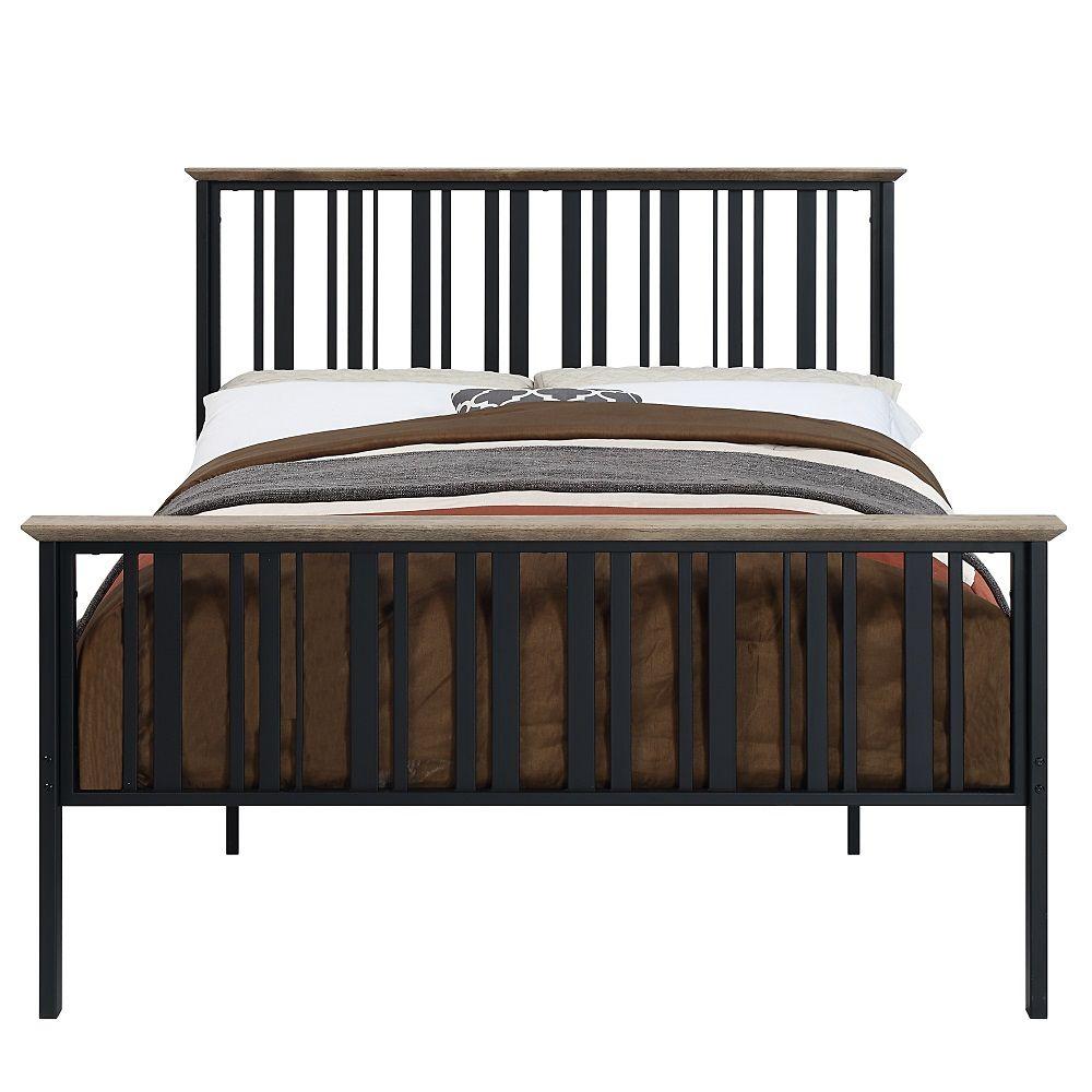 

    
Acme Furniture Zudora Full Panel Bed BD01748F-F Panel Bed Oak/Black BD01748F-F
