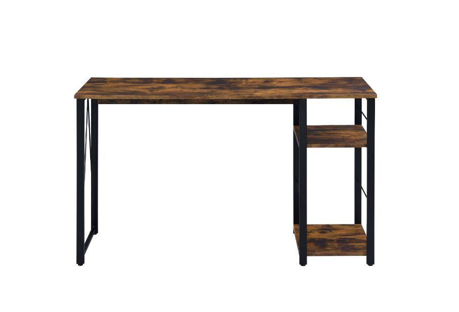 

    
Acme Furniture 92765 Vadna Writing Desk Black Finish/Brown 92765
