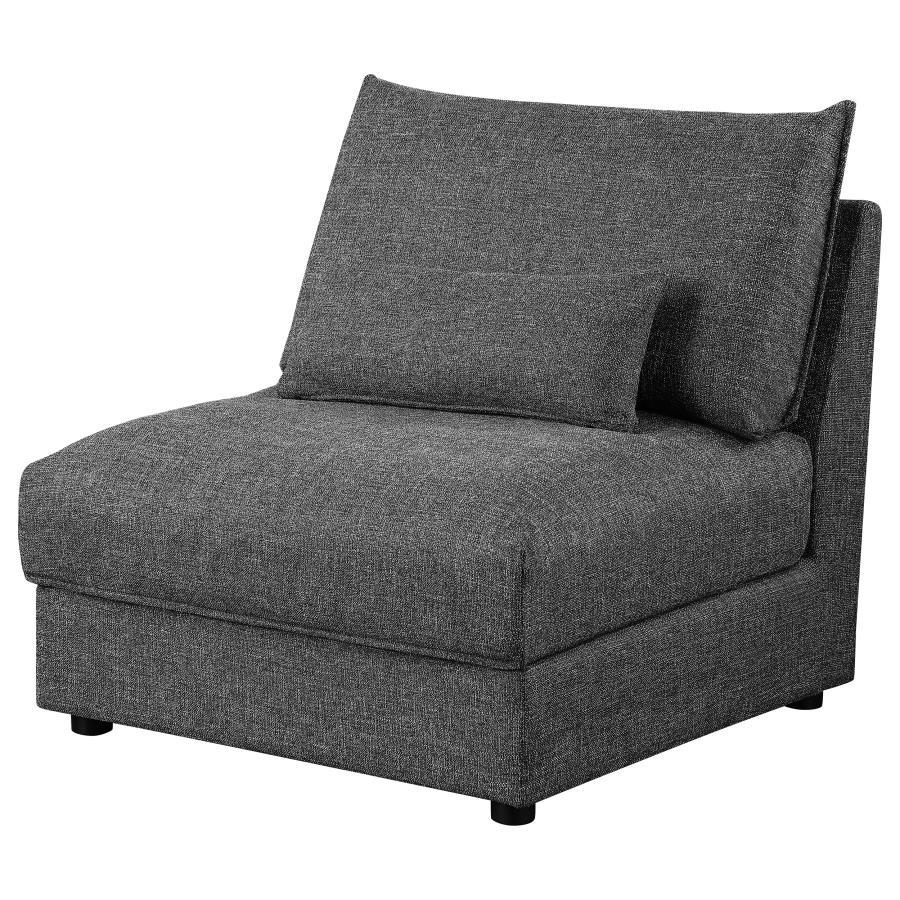 

        
Coaster Sasha Modular Armless Chair 551681-AC Modular Armless Chair Black Fabric 65198998499299
