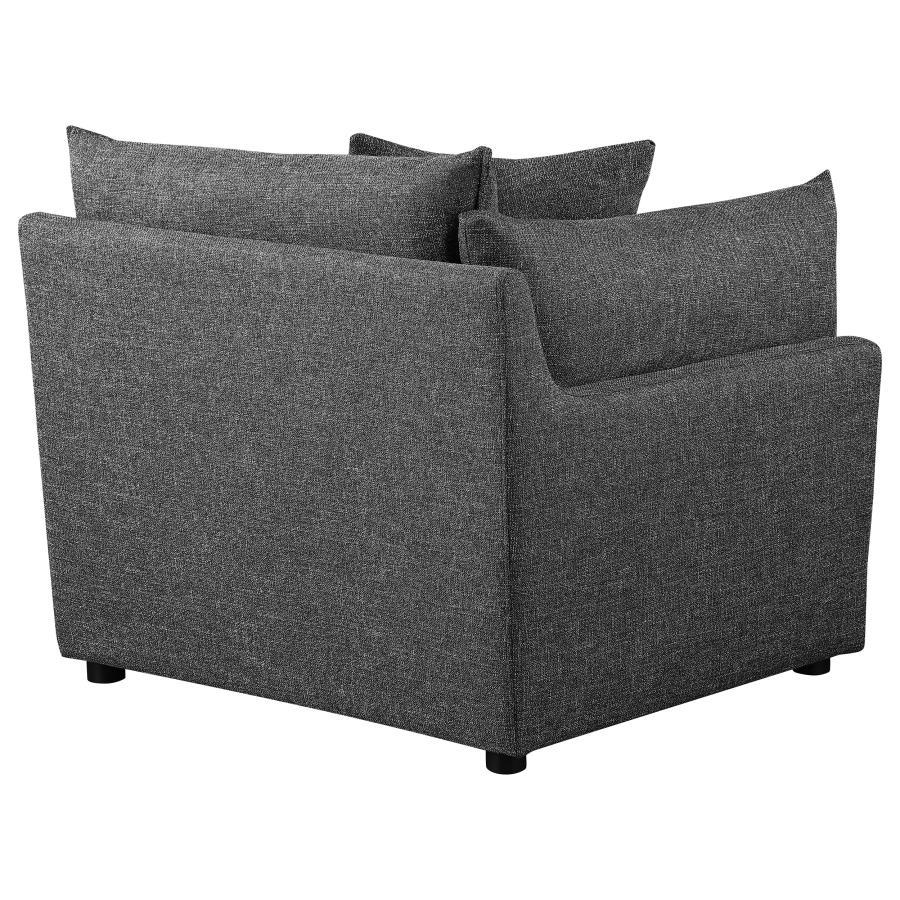 

    
 Shop  Contemporary Barely Black Wood Modular Sectional Sofa Coaster Sasha 551681-SETB
